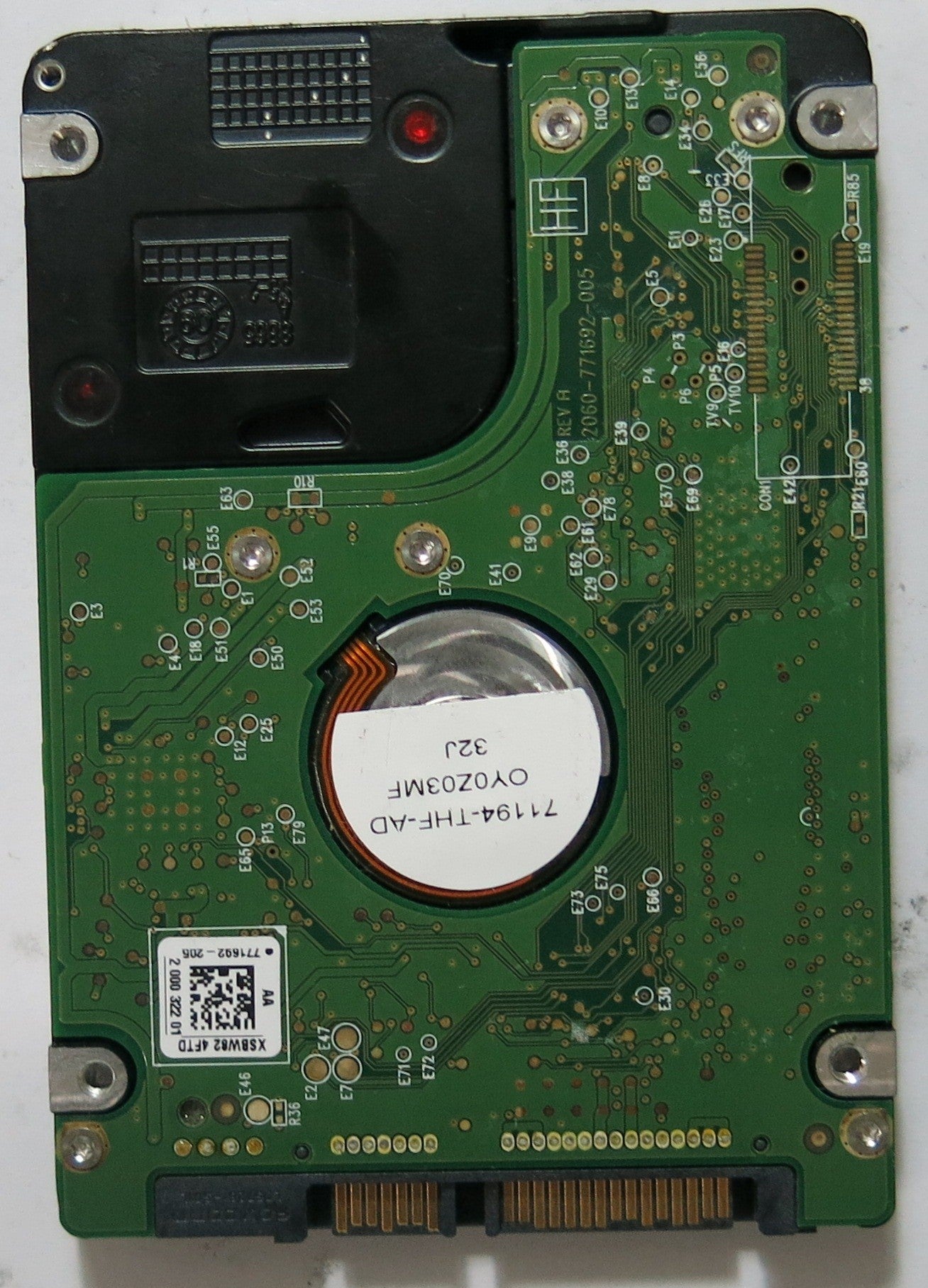 WD5000BPVT-22HXZT1 PN FW MH11XB1Z9 500GB