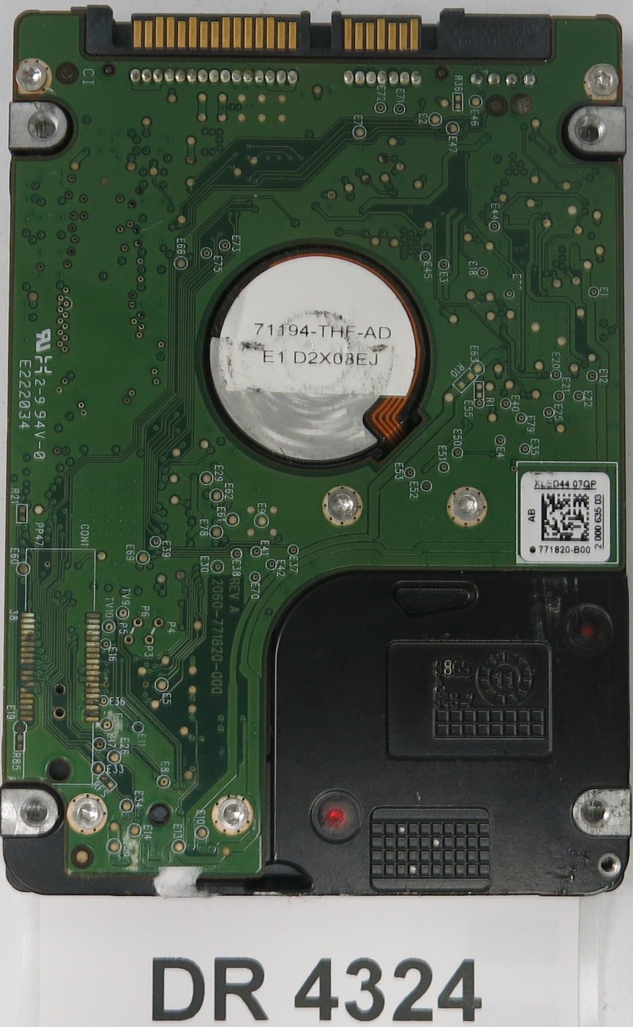WD5000BPVT-22HXZT3,  DCM: HH0TJHB,  Serial: WX31A92P0277,  500GB 3.5,  PCB 2060-771820-000 REV A