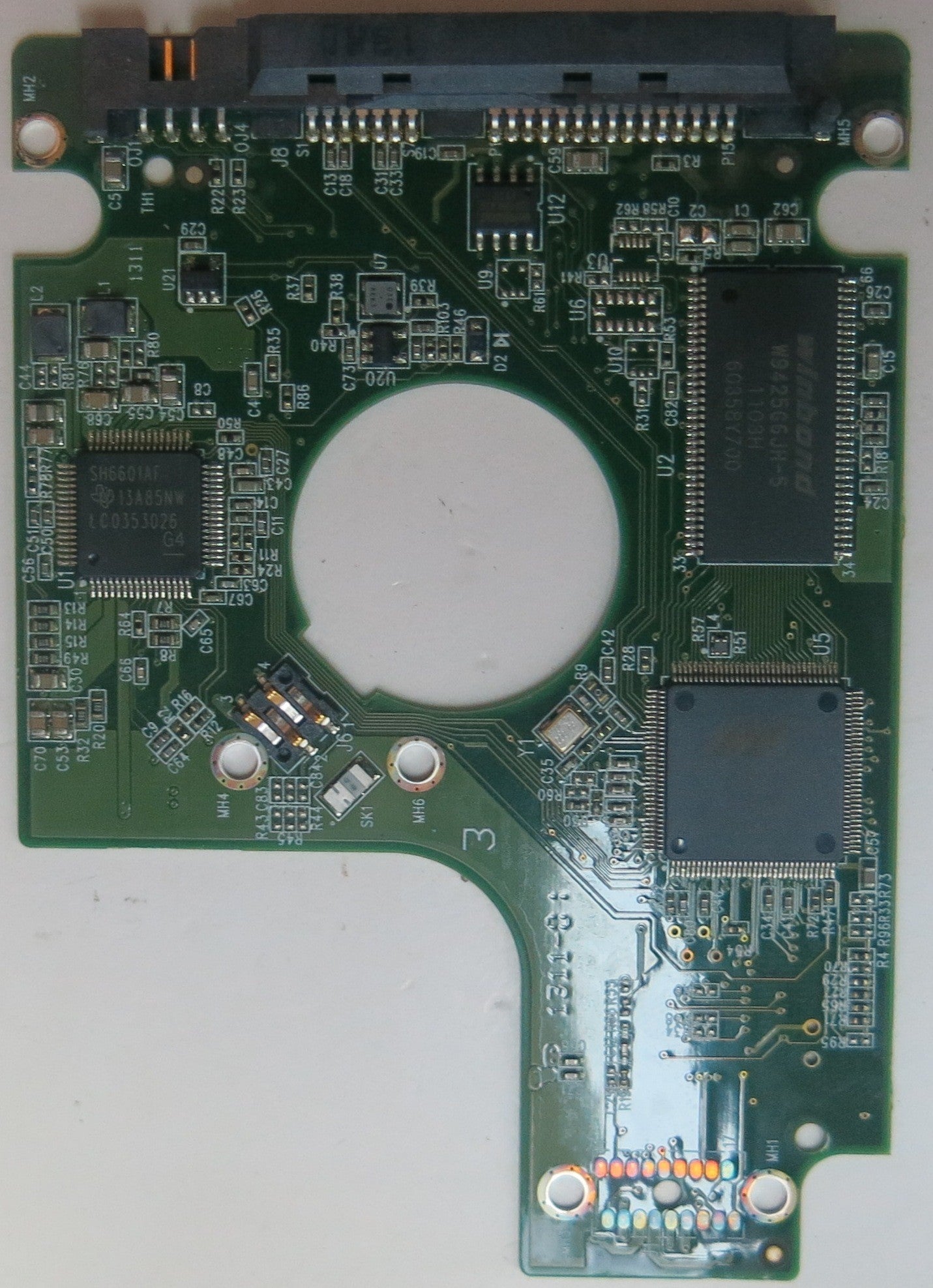 WD5000BPVT-55HXZT2, DCM HBOTJBH, 2060-771692-005 REV A PCB