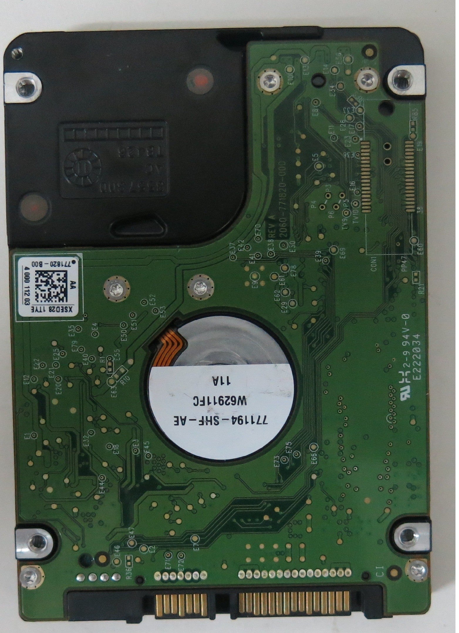 WD5000BUCT-63LS5Y1, PCB: 2060-771692-005 REV A, SERIAL NUMBER: WXG1EB1CMHXU, FW SBOTJBB, 500GB