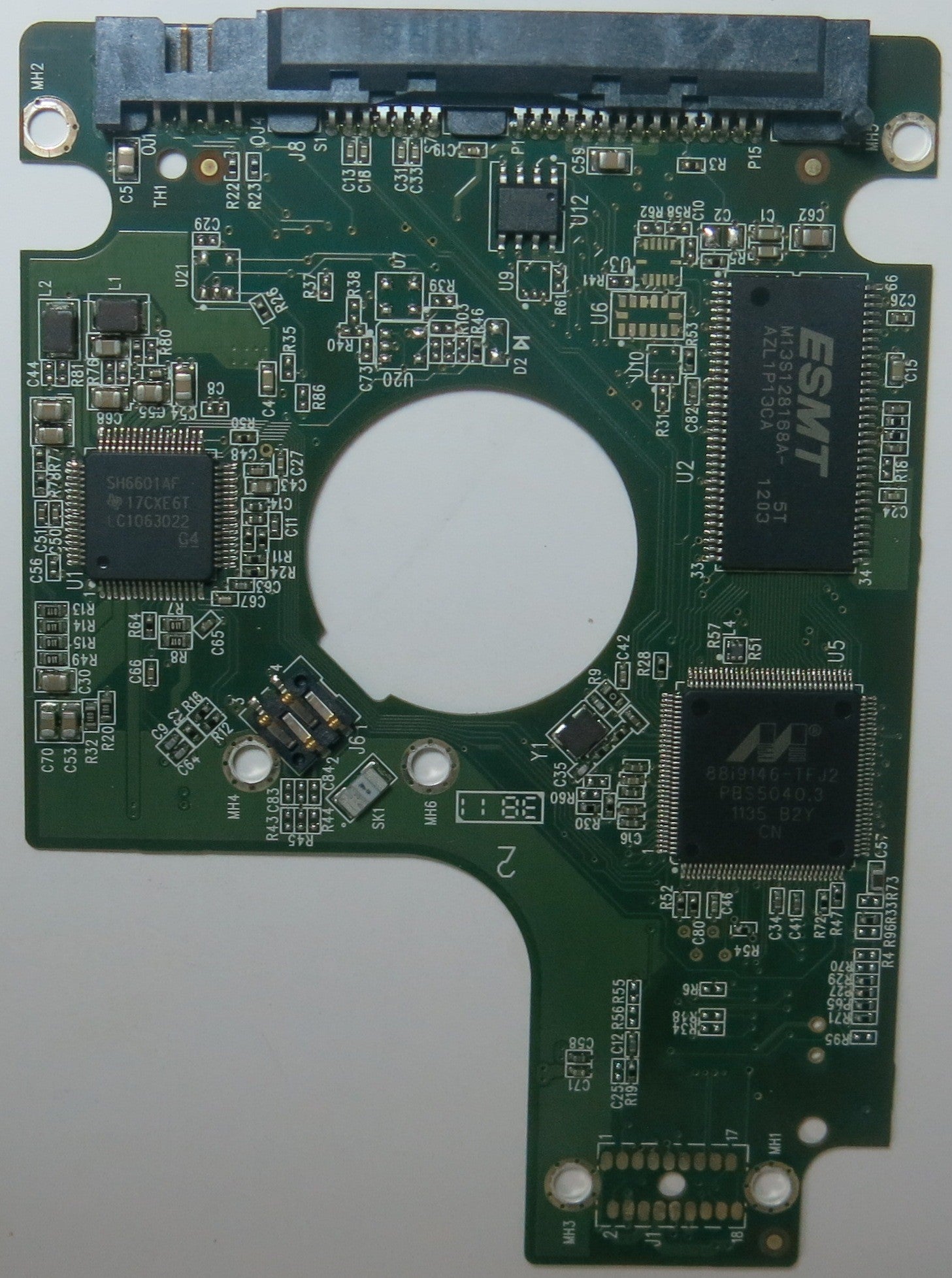 WD5000BUCT-63PUZY0, DCM  EH0TJHB, 2060-771692 005 REV A PCB