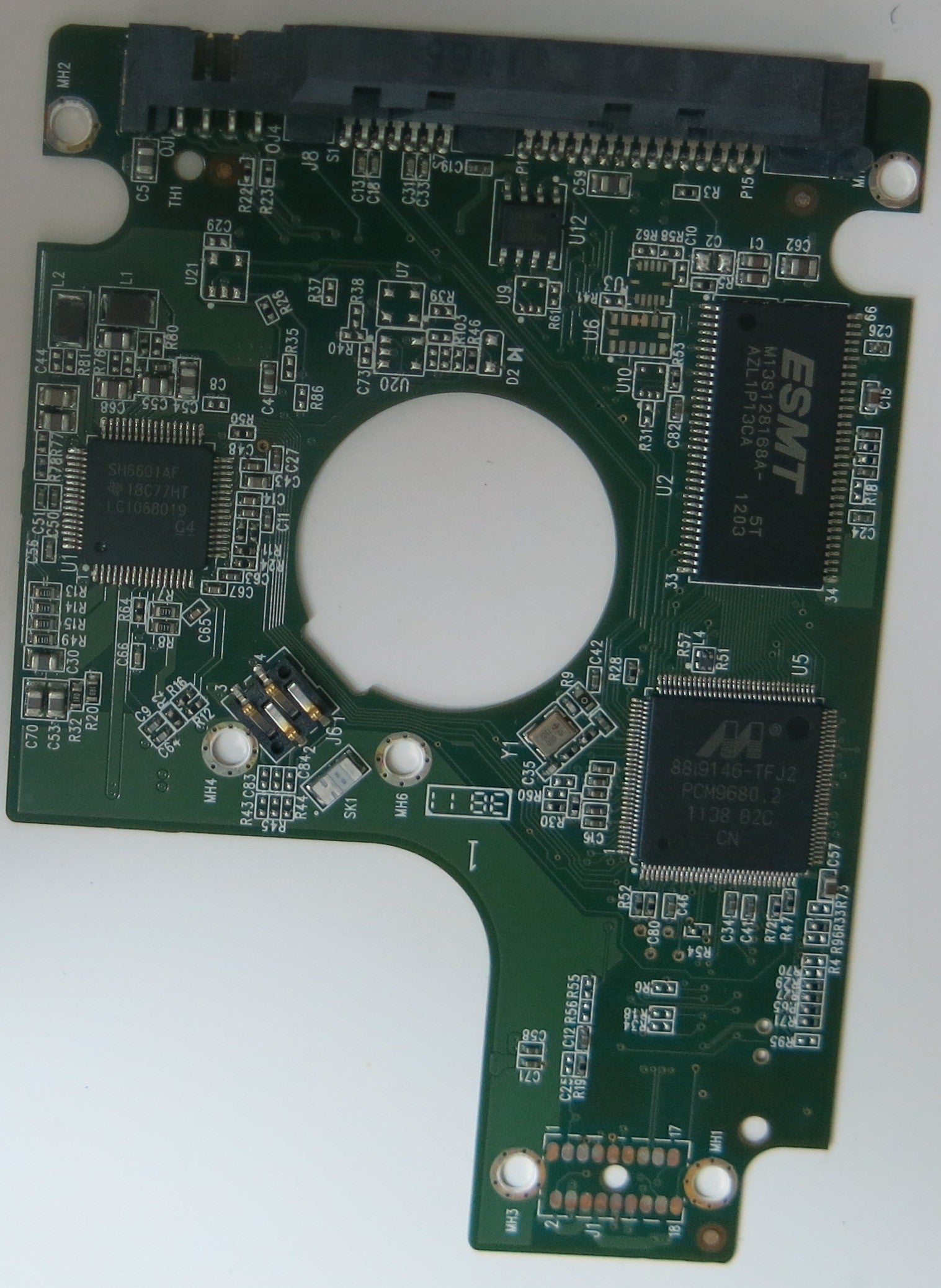 WD5000BUCT-63PUZY0, DCM EH0TJHB, 2060-771692-005 REV A PCB