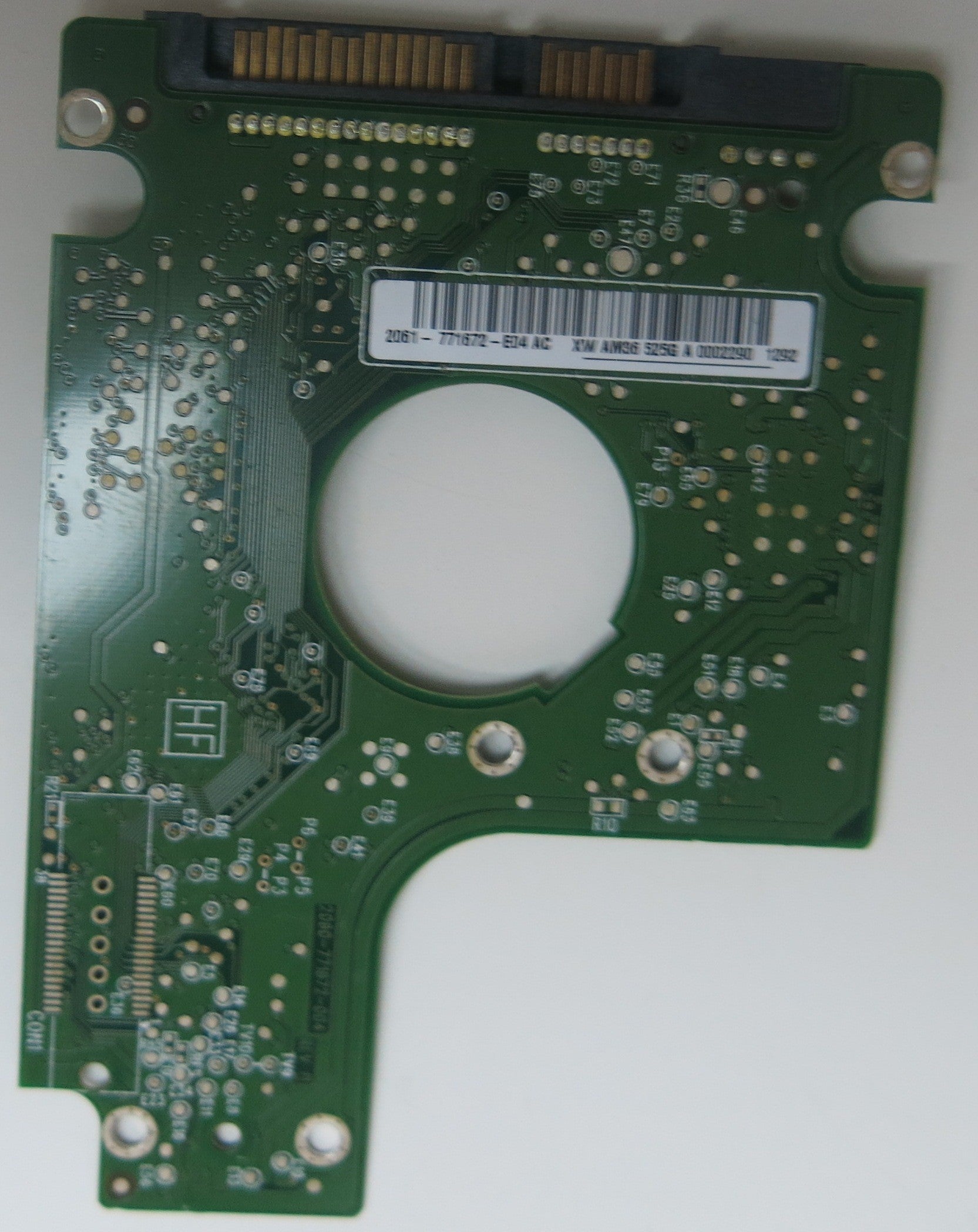 WD5000BUDT-63G8FY0 , DCM  DBOT2BB, 2060-771672-004 REV A PCB