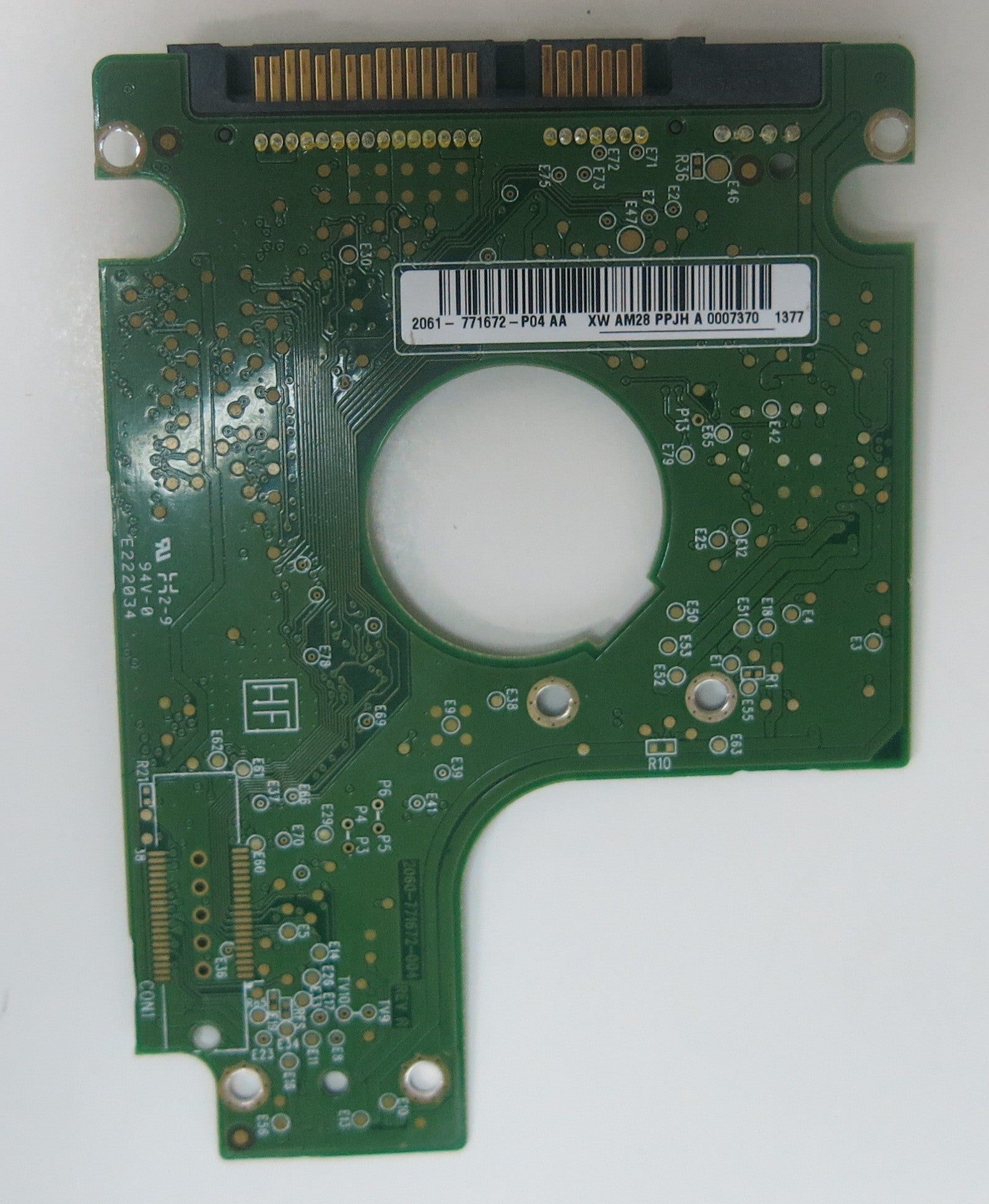 WD5000BUDT-63G8FY0, DCM  DBOTJAB, 2060-771672-004 REV A PCB