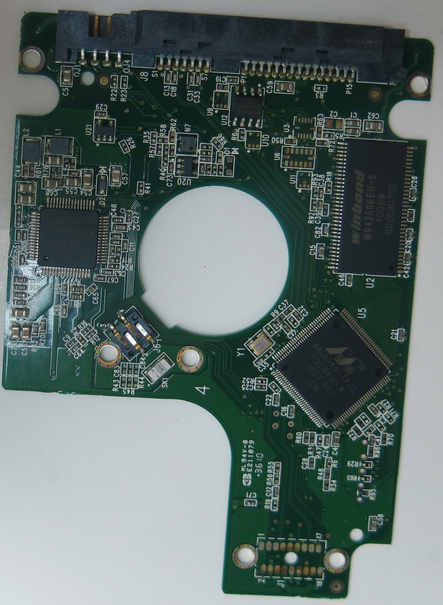 WD5000BUDT-63G8FY0, DCM EBNTJHB, 2060-771672-004 REV A PCB