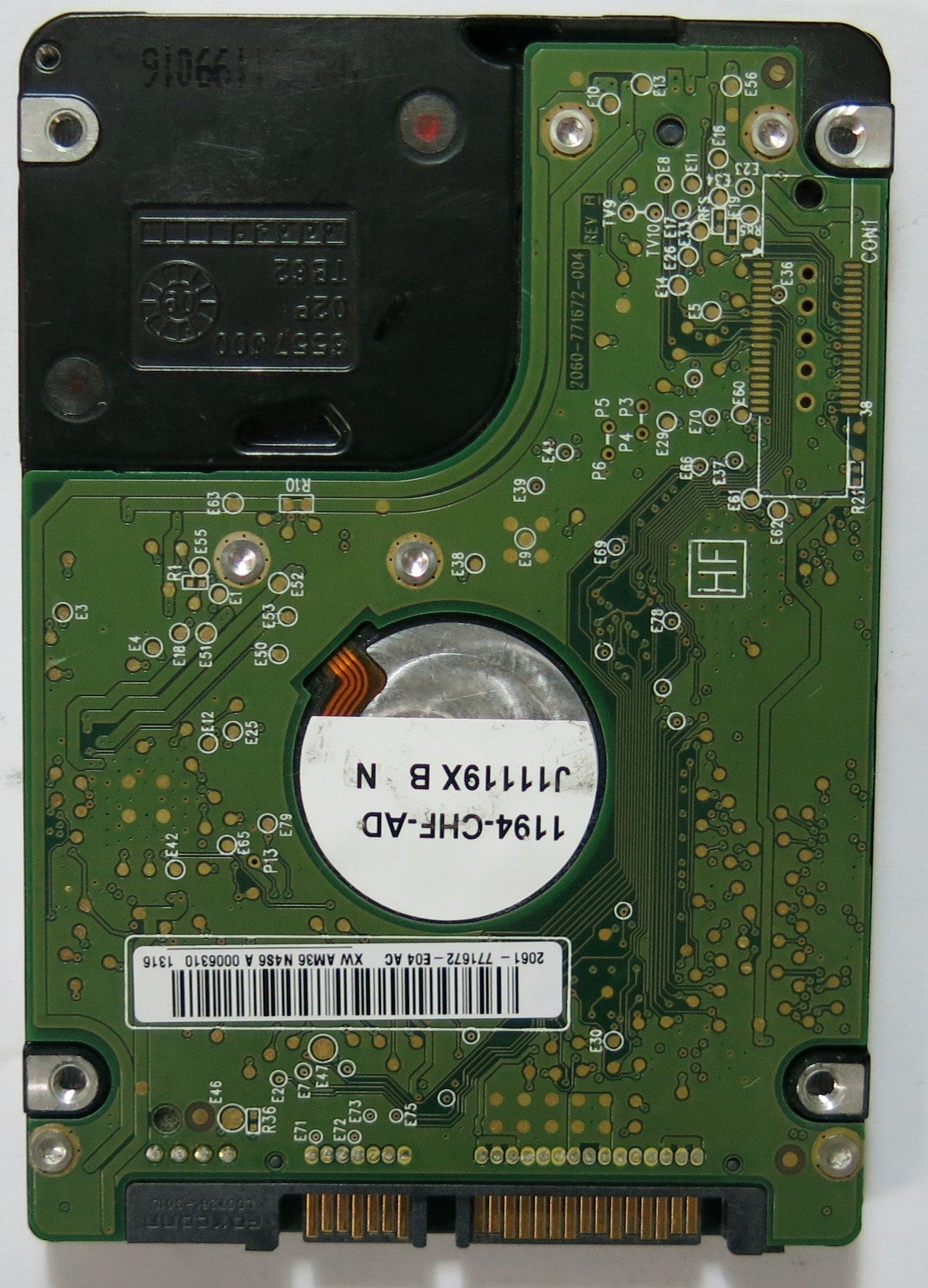 WD5000BUDT-63G8FY0 PN FW DH0T2HN 500GB