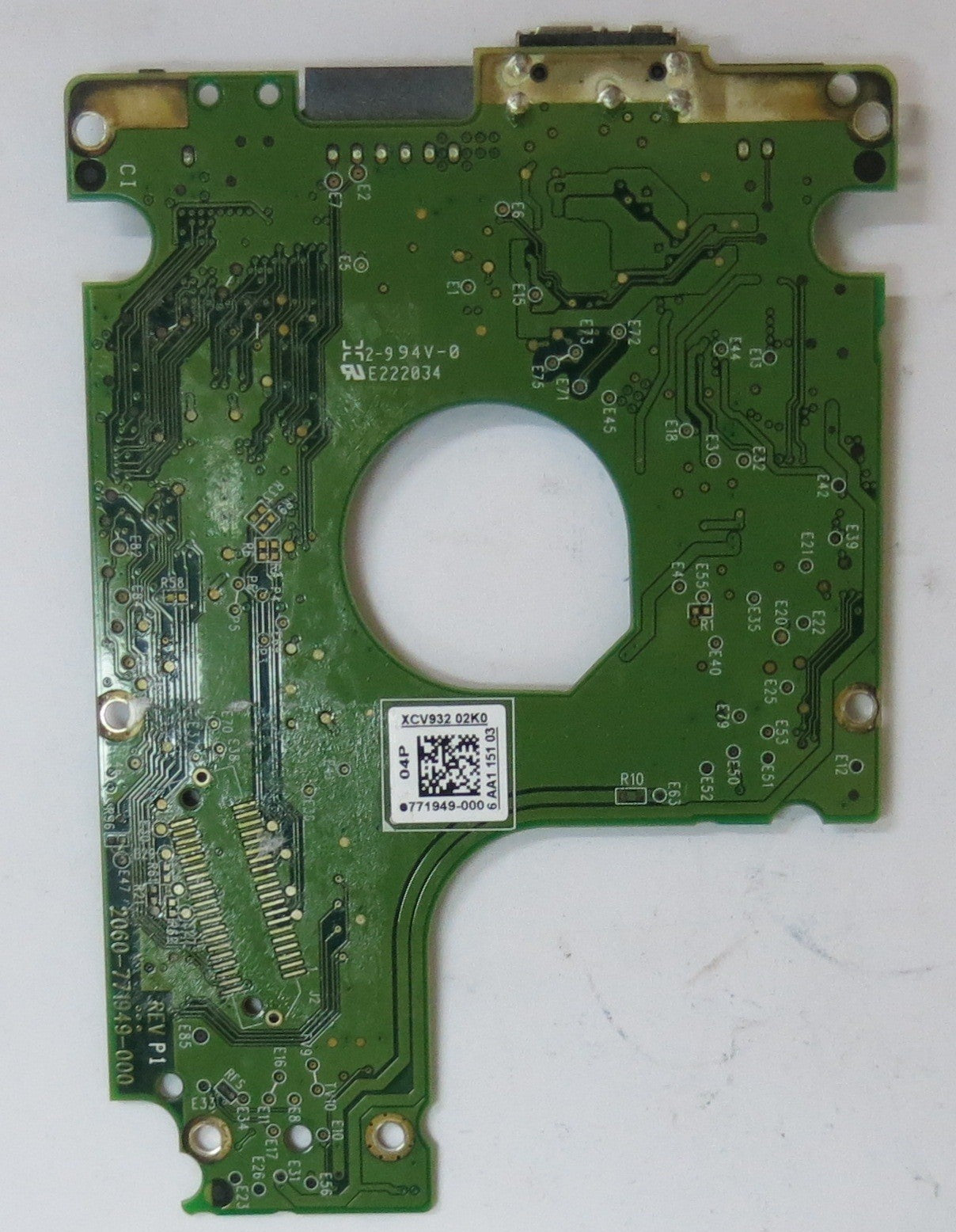 WD5000LMVW-11VEDS0 2060-771949-000 REV P1  PCB