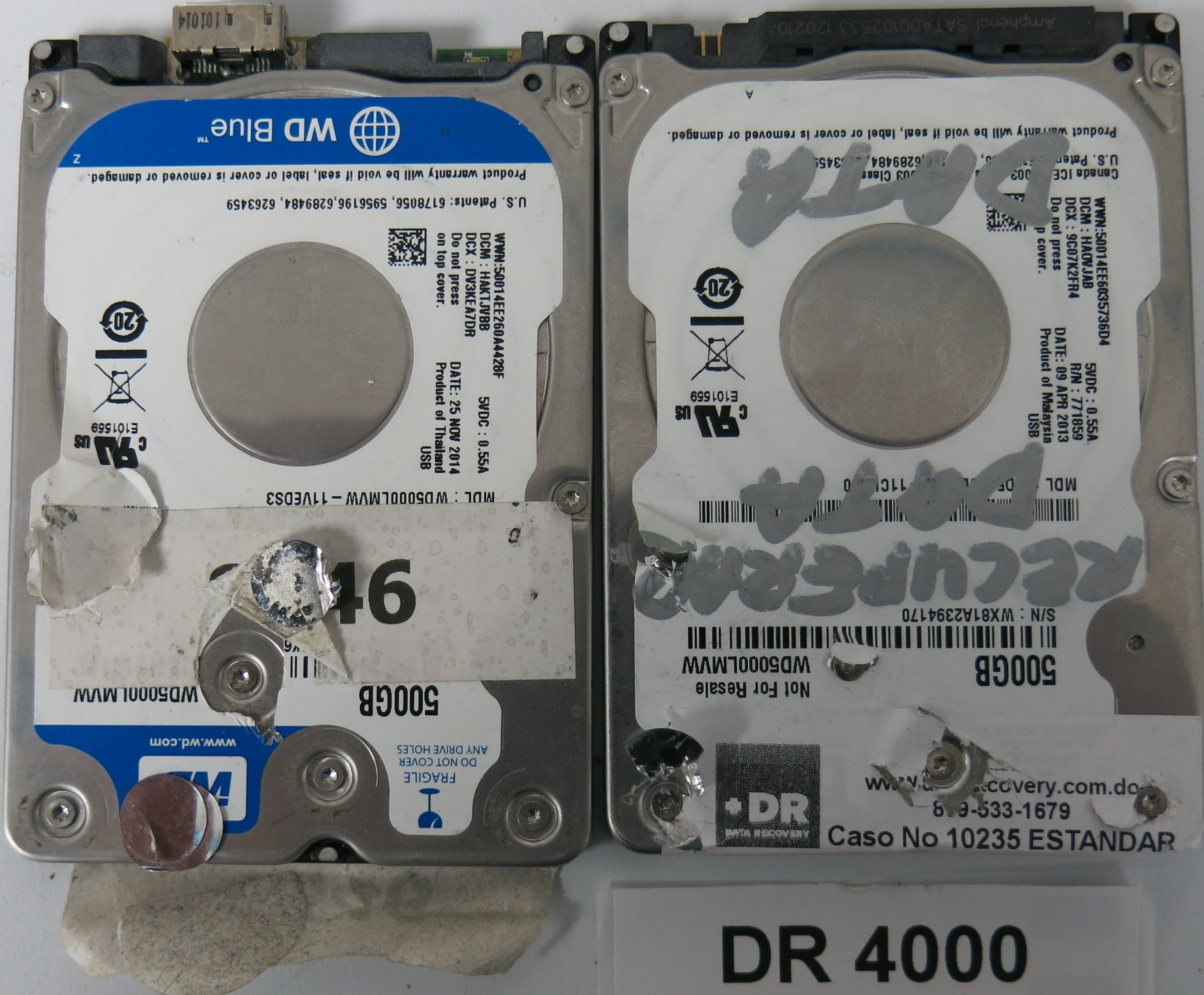 WD5000LMVW, DCM: HA0VJAB, 500GB 3.5, PCB 2060-771852-001 REV A