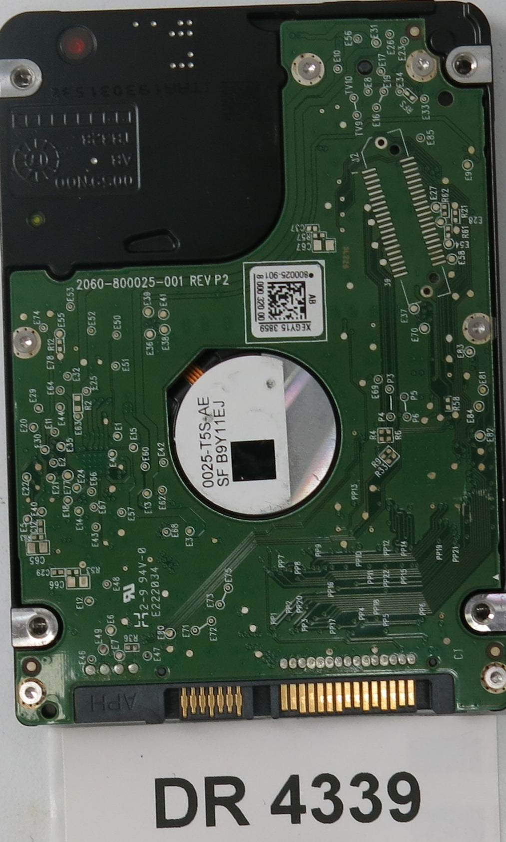 WD5000LPCX-24VHAT0,  Serial: WX61AA9FLHVN,  500GB 3.5,  PCB 2060-800025-001 REV P2