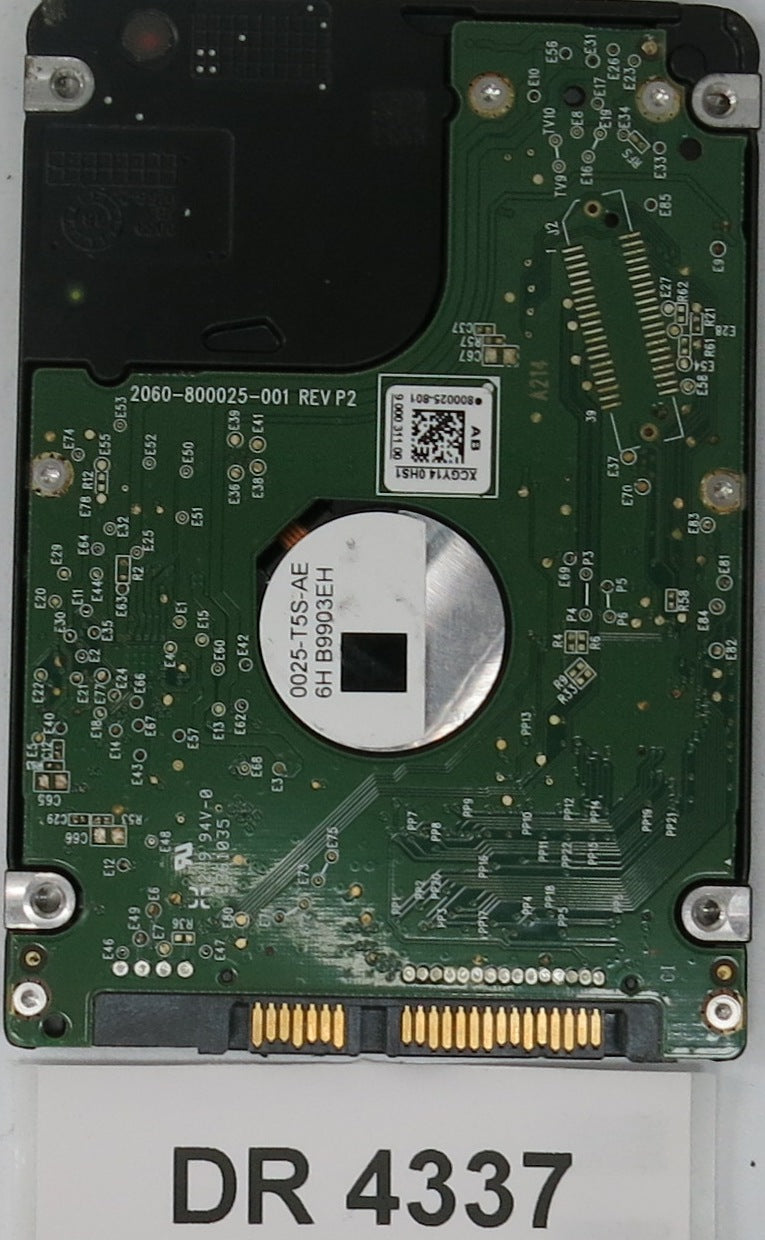 WD5000LPCX-24VHAT0,  Serial: WXG1A899641P,  500GB 3.5,  PCB 2060-800025-001 REV P2