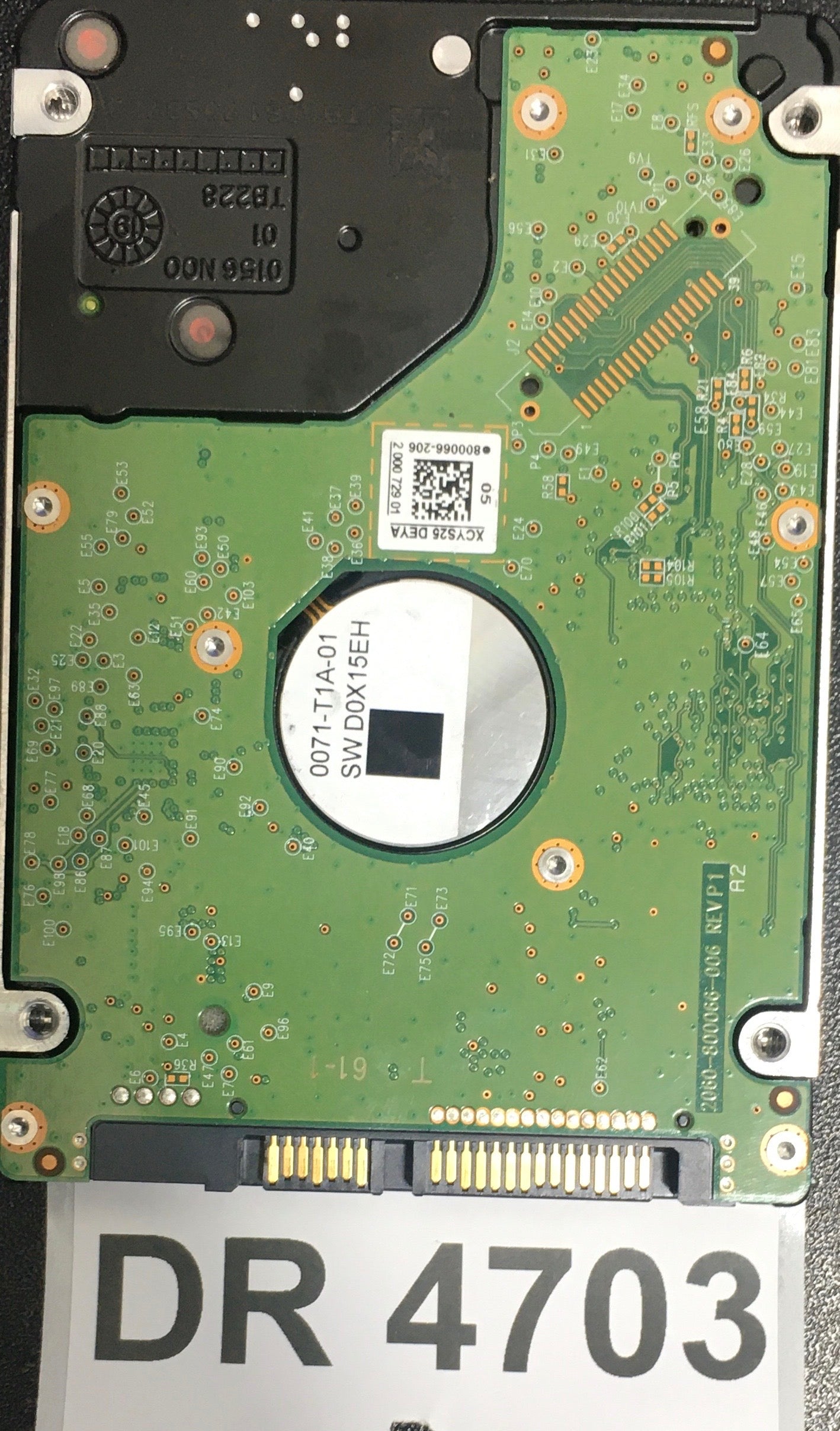 WD5000LPSX-22A6WT0,  Serial: WXR2A90KPE1Z,  500GB 2.5,  PCB:2060-800066-006- REV P1,