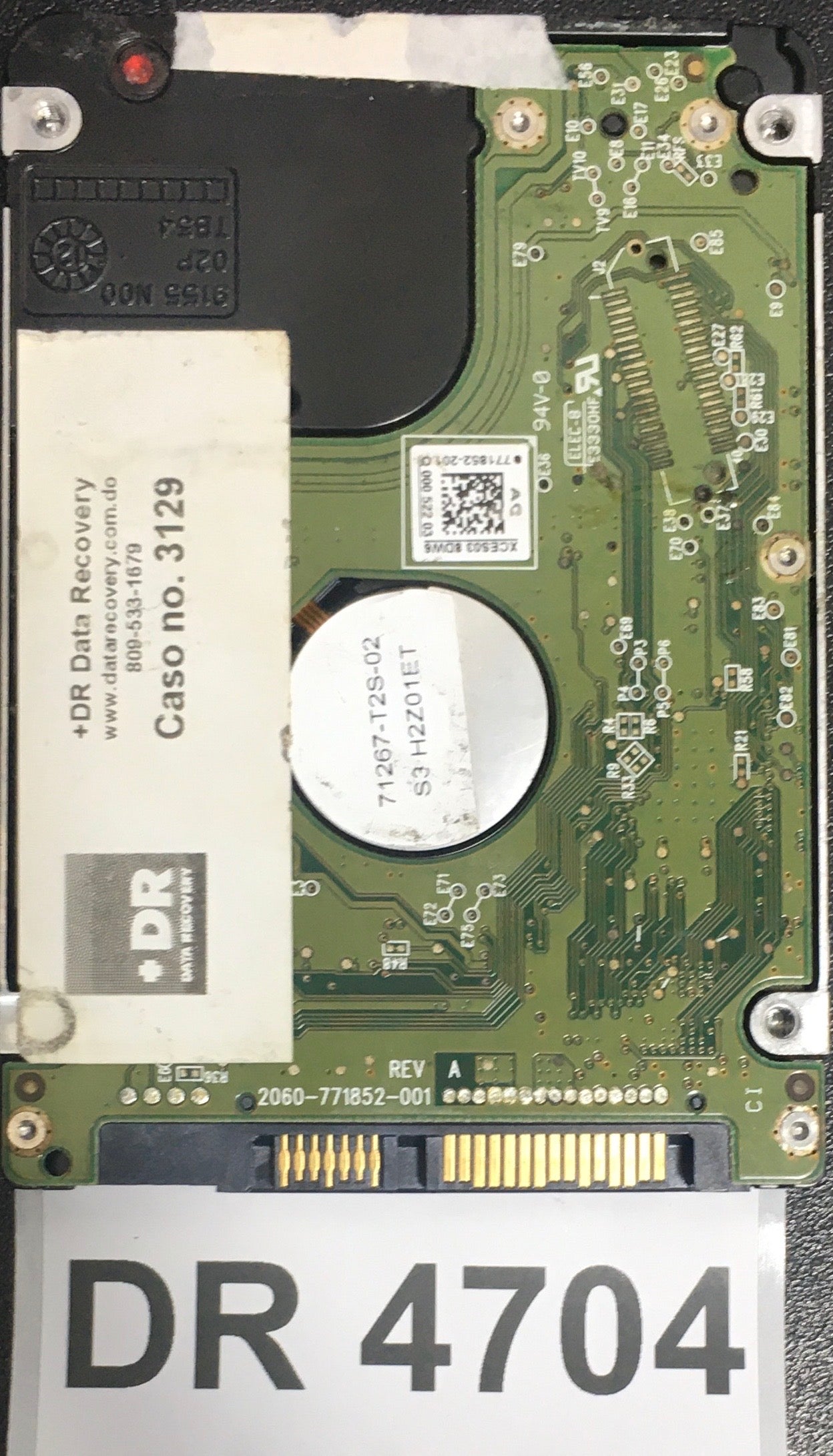 WD5000LPVT,  Serial: WX21AB234818,  500GB 2.5,  PCB:2060-771852-001- REV A,