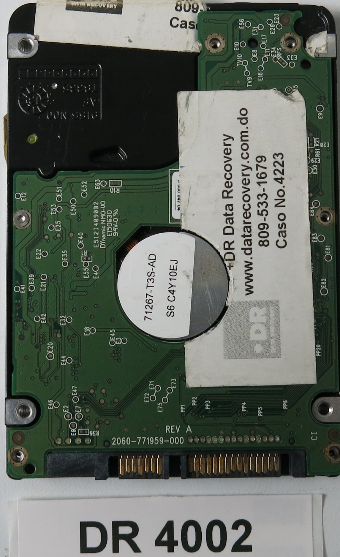 WD5000LPVX-22V0TT0, DCM: HAKT2AB, 500GB 3.5, PCB 2060-771959-000 REV A