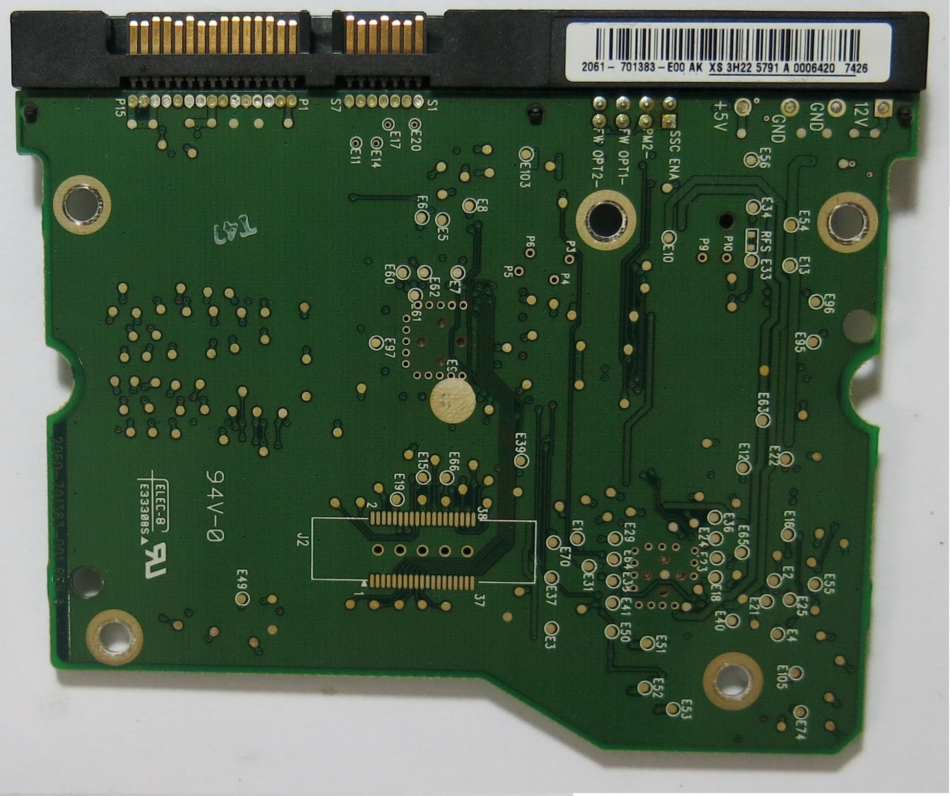 WD5000YS-01MPB1, 2060-701383-001 REV A PCB PCB