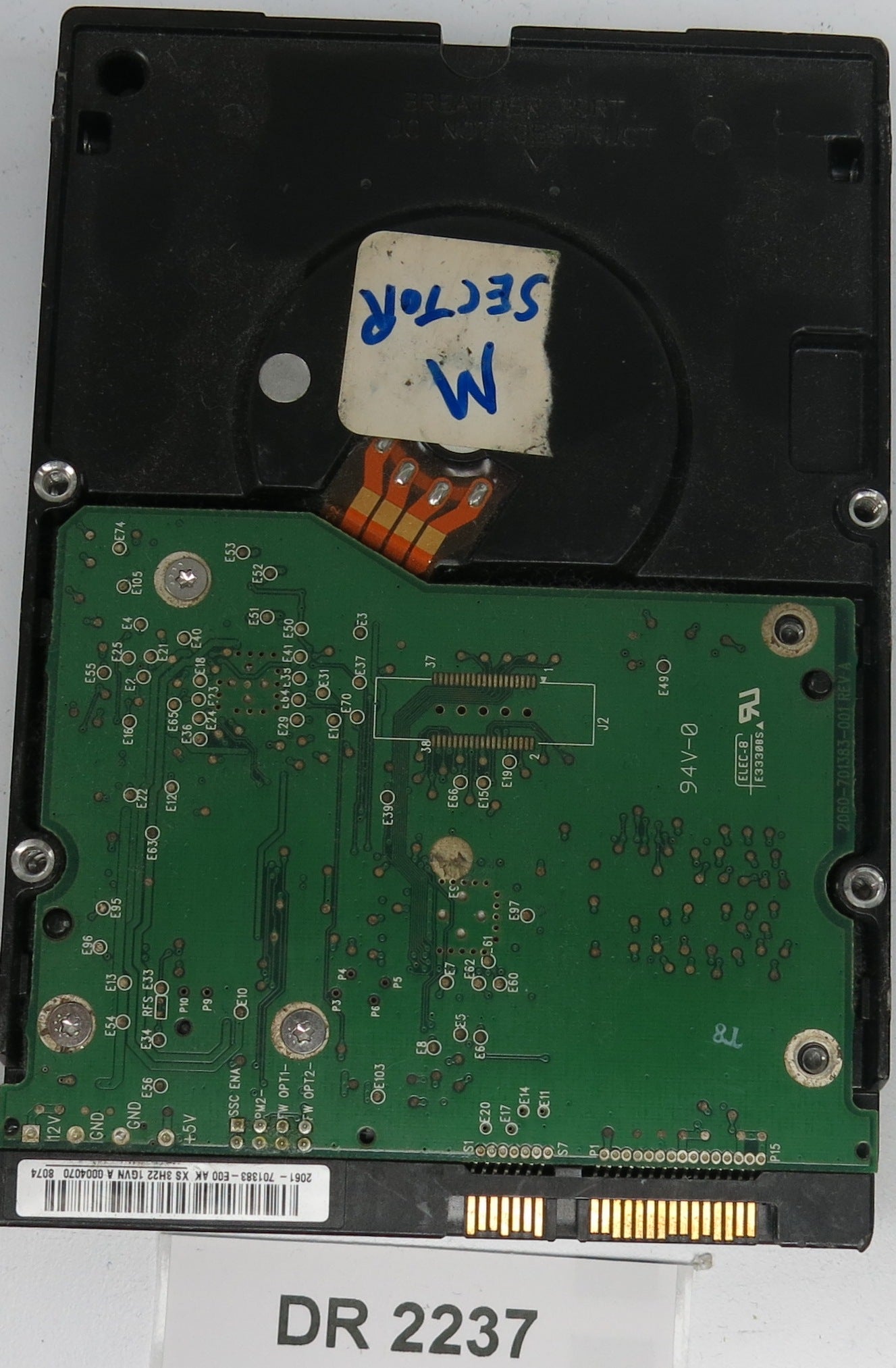 WD5000YS-01MPB1, DCM HCACAJAA, 500GB 3.5, PCB 2060-701383-001 REV A