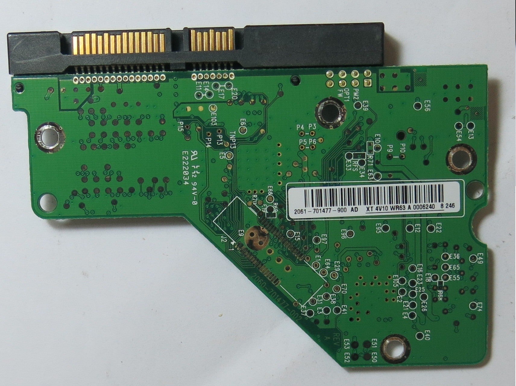 WD5001ABYS-01YNA0 2060-701477-002 REV A PCB