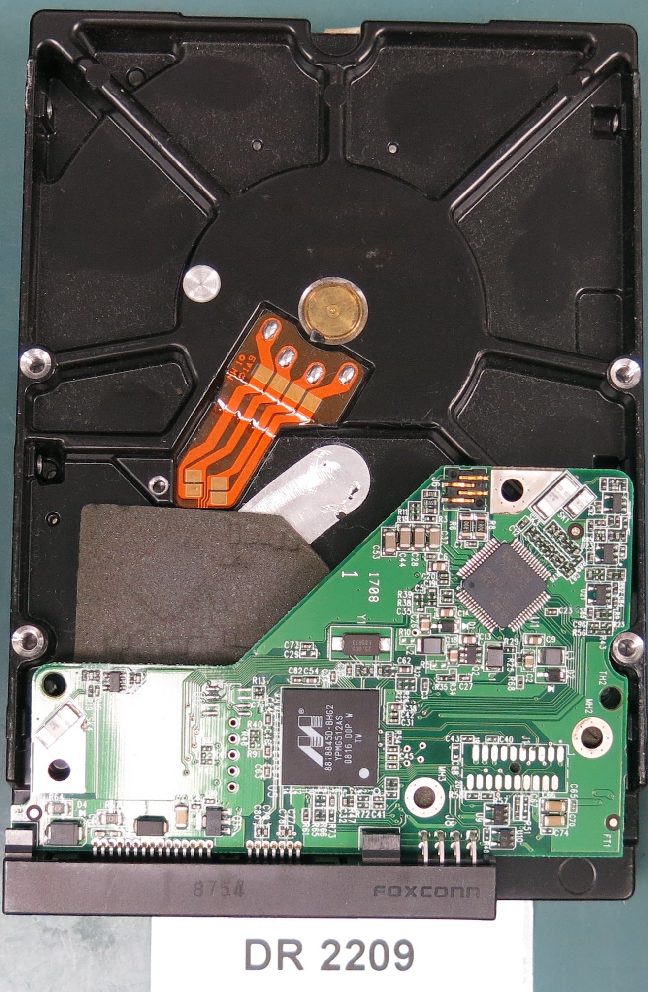 WD5002ABYS-01B1B0 DCM HBNNHT2CB  500GB 3.5 PCB 2060-701537-004 REV A