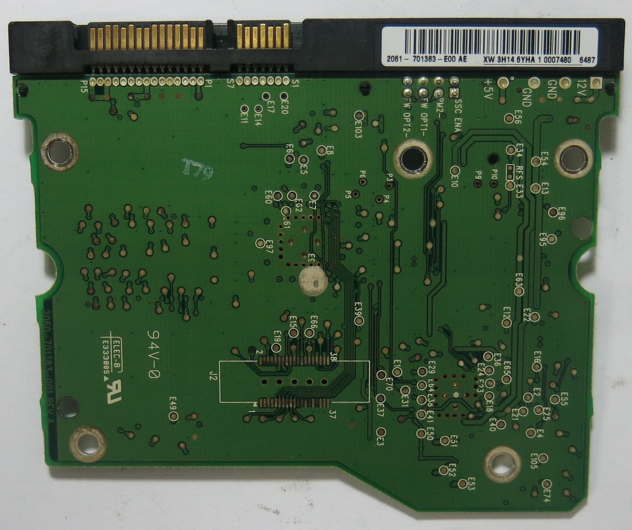 WD500YS-01MPB0 2060-701383-001 REV A PCB