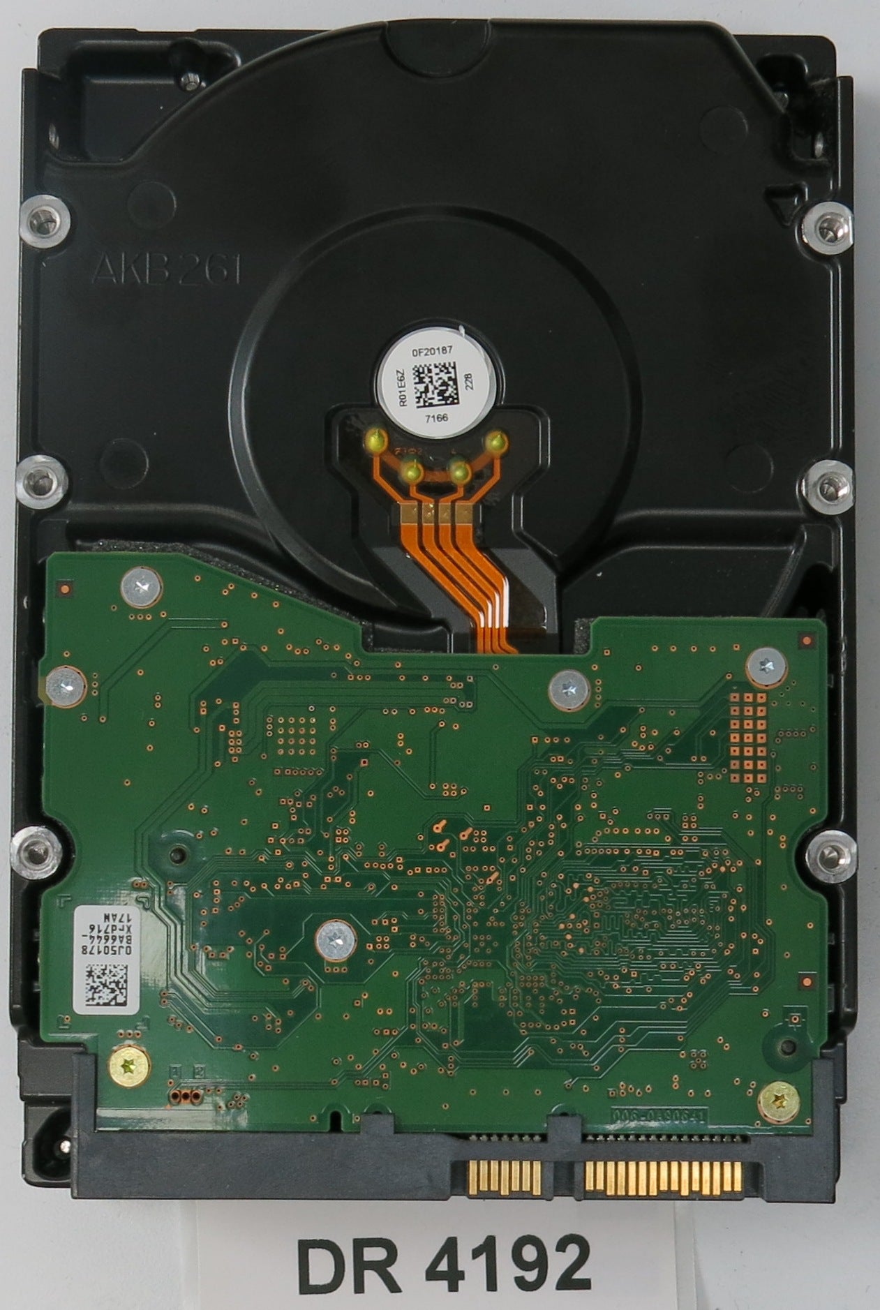 WD6002FRYZ-01WD5B0,  Serial: K1J36EVD,  6.0TB 3.5,  PCB 2060-006-0A90641 REV A
