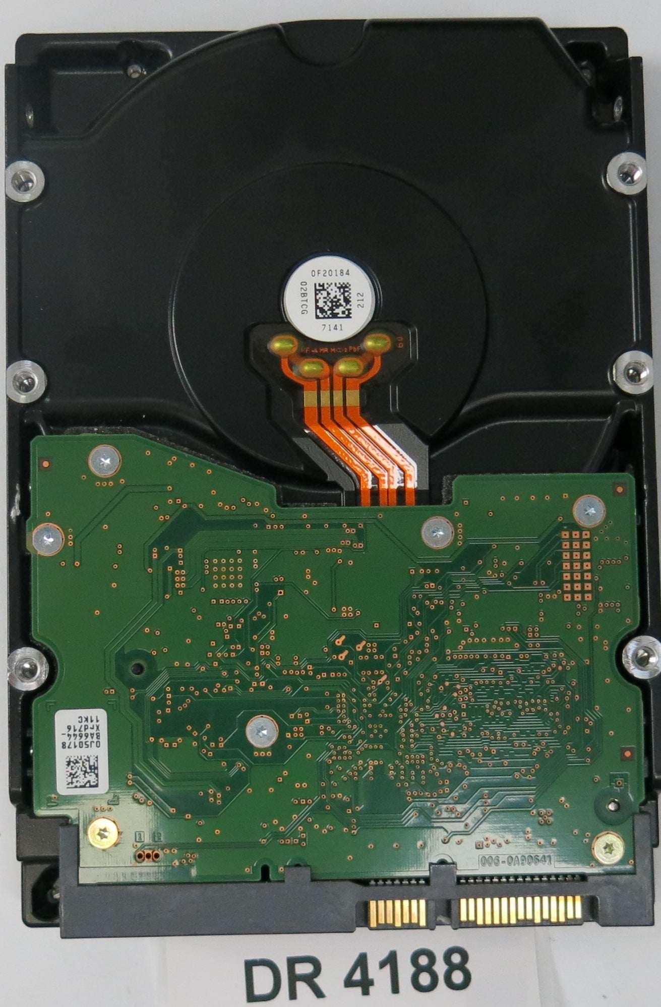 WD6002FRYZ-01WD5B0,  Serial: K1J3763D,  6.0TB 3.5,  PCB 2060-006-0A90641 REV A