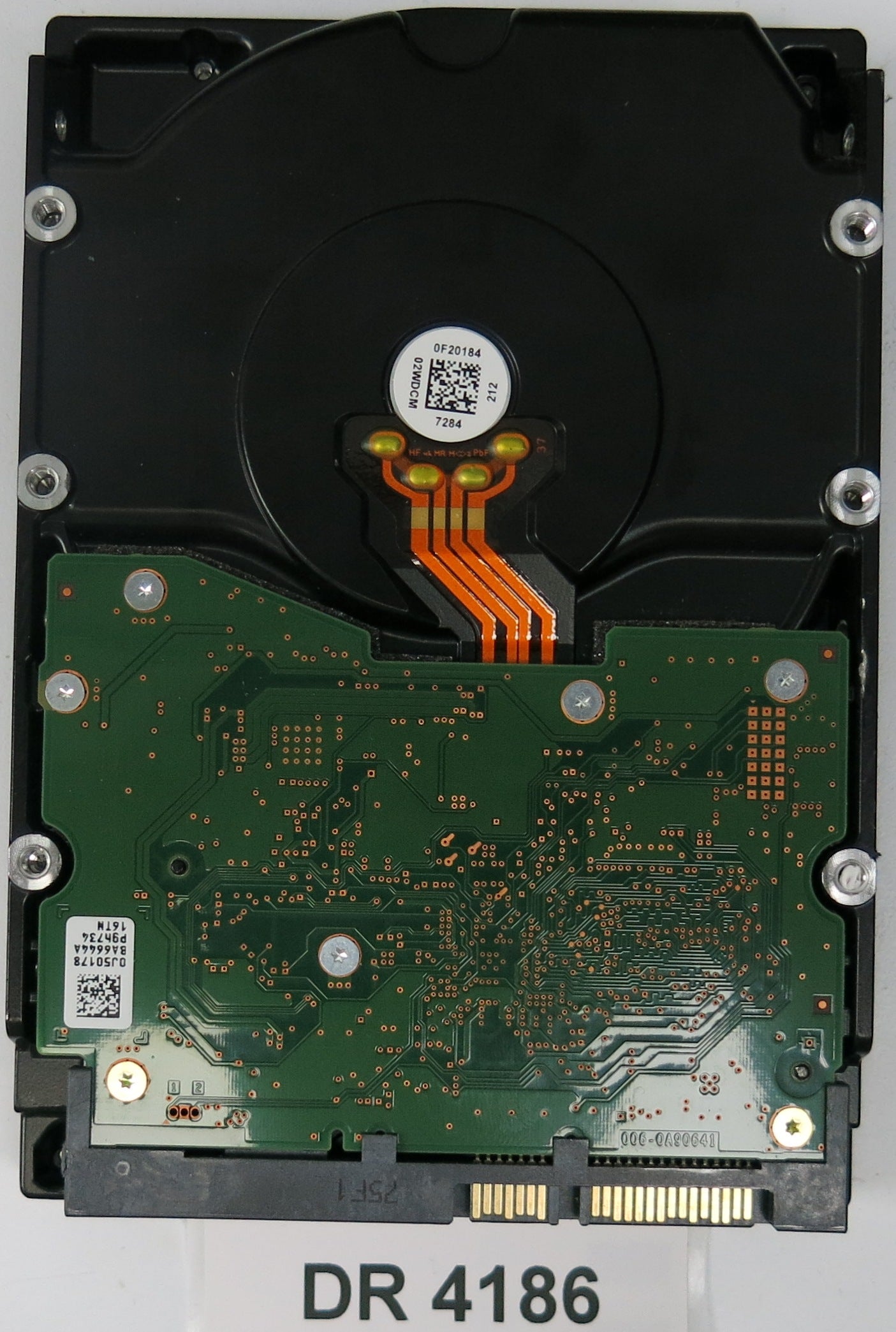 WD6002FRYZ-01WD5B0,  Serial: K1K0UX0D,  6.0TB 3.5,  PCB 2060-006-0A90641 REV A