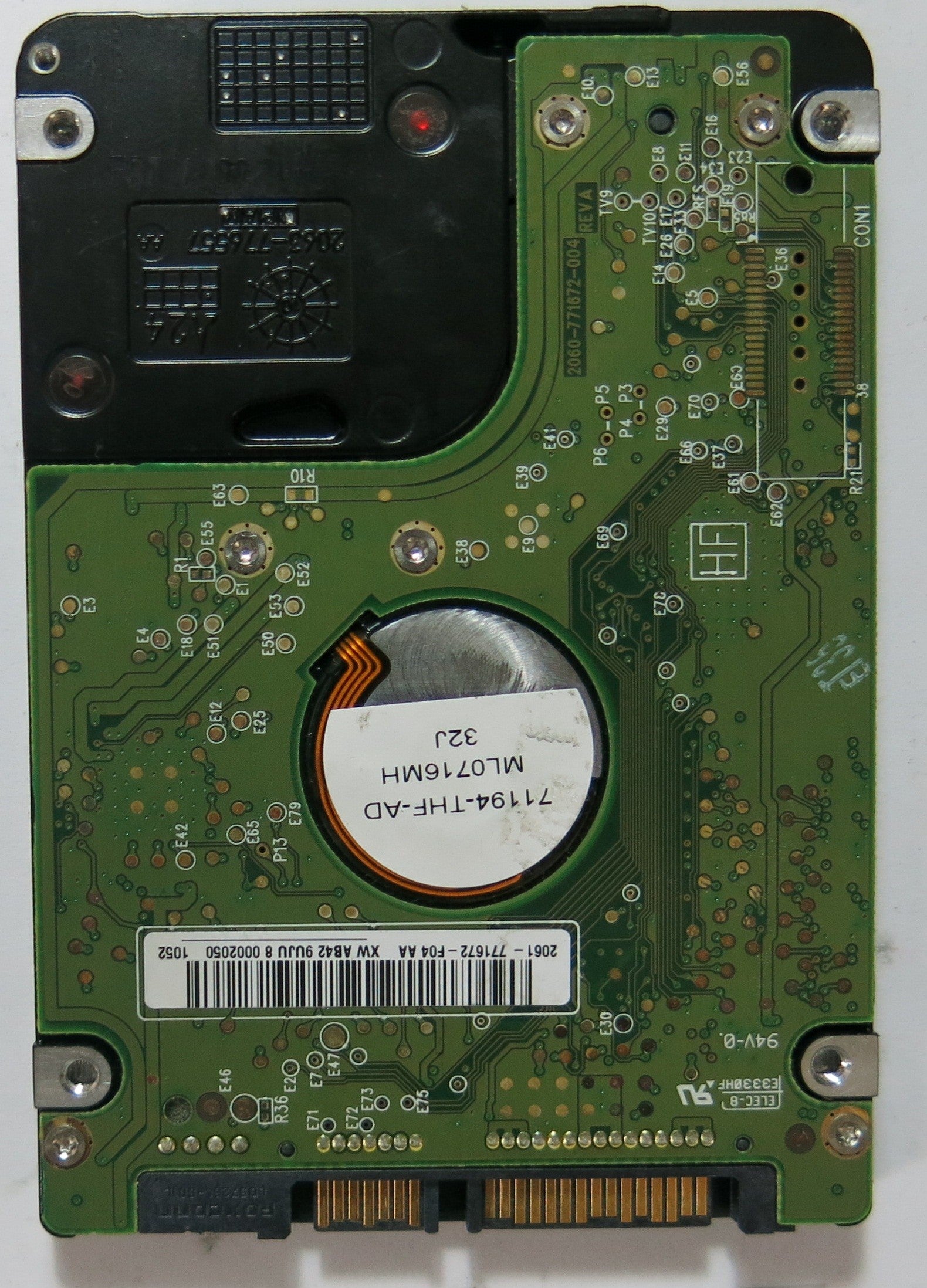 WD6400BEVT-22A0RT0 PN FW HBCVJBN 640GB