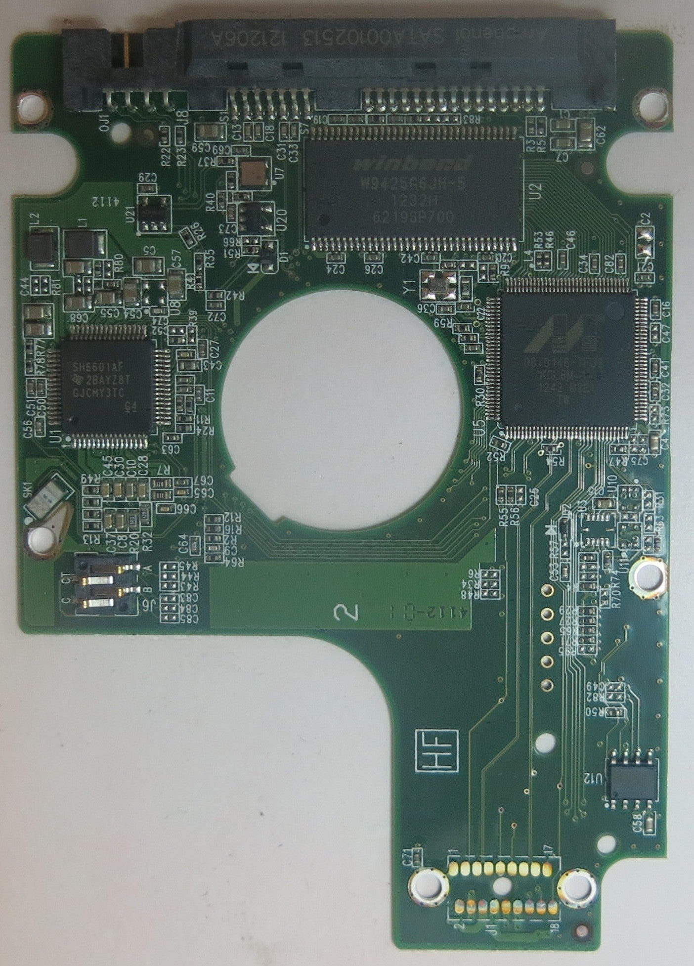 WD7500BPKT-75PK4T0 DCM EA0TJAN 2060-771629-006 REV A PCB