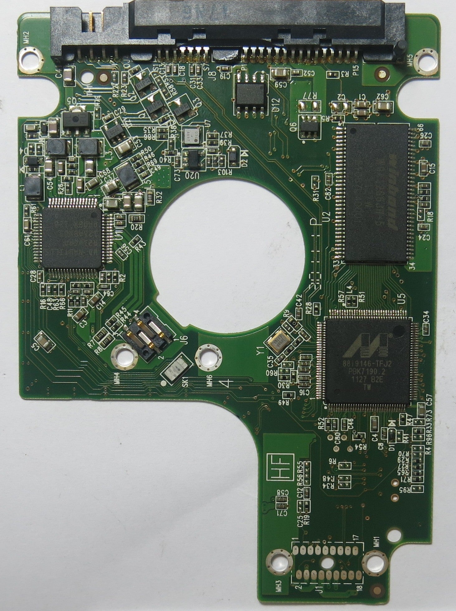 WD7500BPVT-60HXZT3 DCM HHCT2AB 2060-771820-000 REV P1 PCB