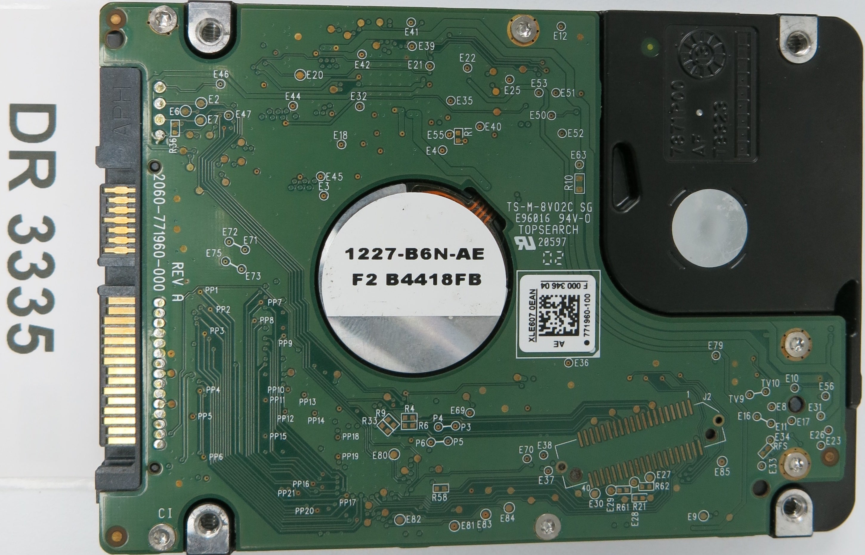 WD7500BPVX, DCM: EH0TJHK, 750GB 3.5, PCB 2060-771960-000 REV A