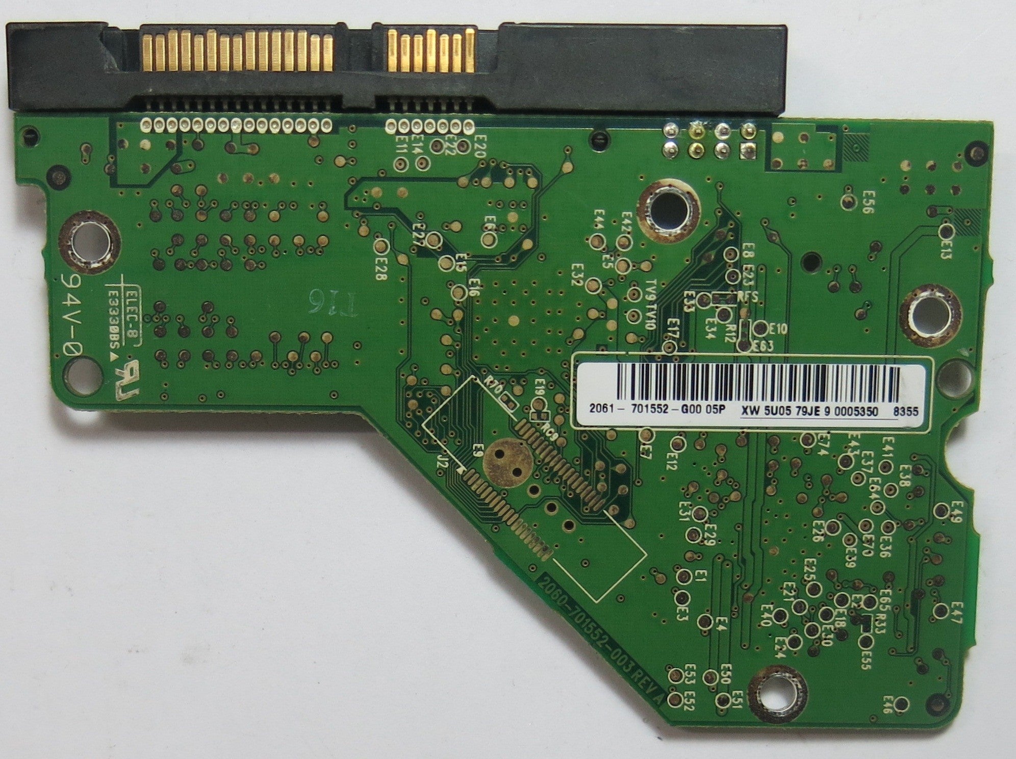 WD800AAJS-60WAA02060-701552-003  REV A PCB
