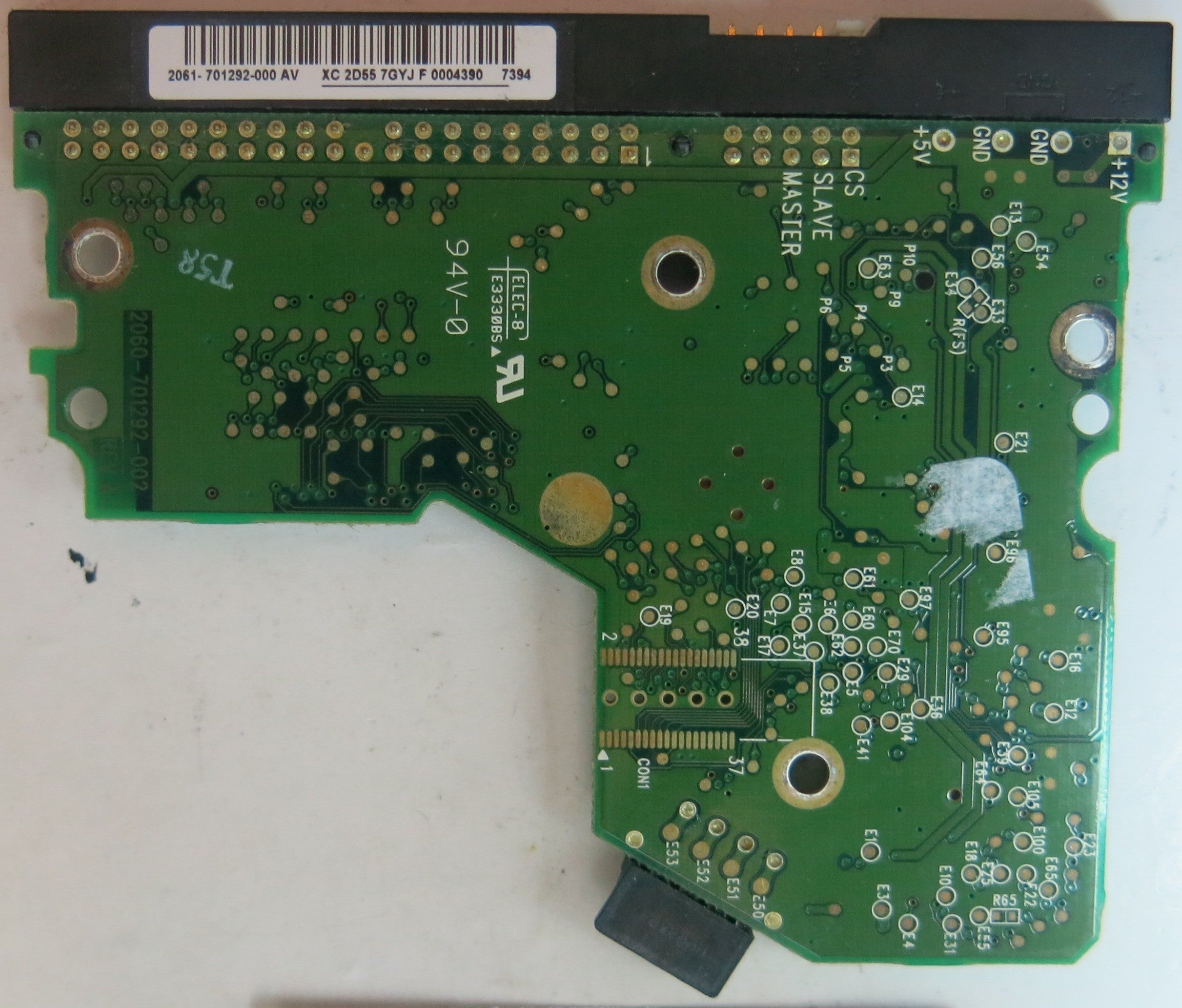 WD800BB-56JKC0, DCM DBBHCTJEHN, 2060-701292-002 REV A PCB
