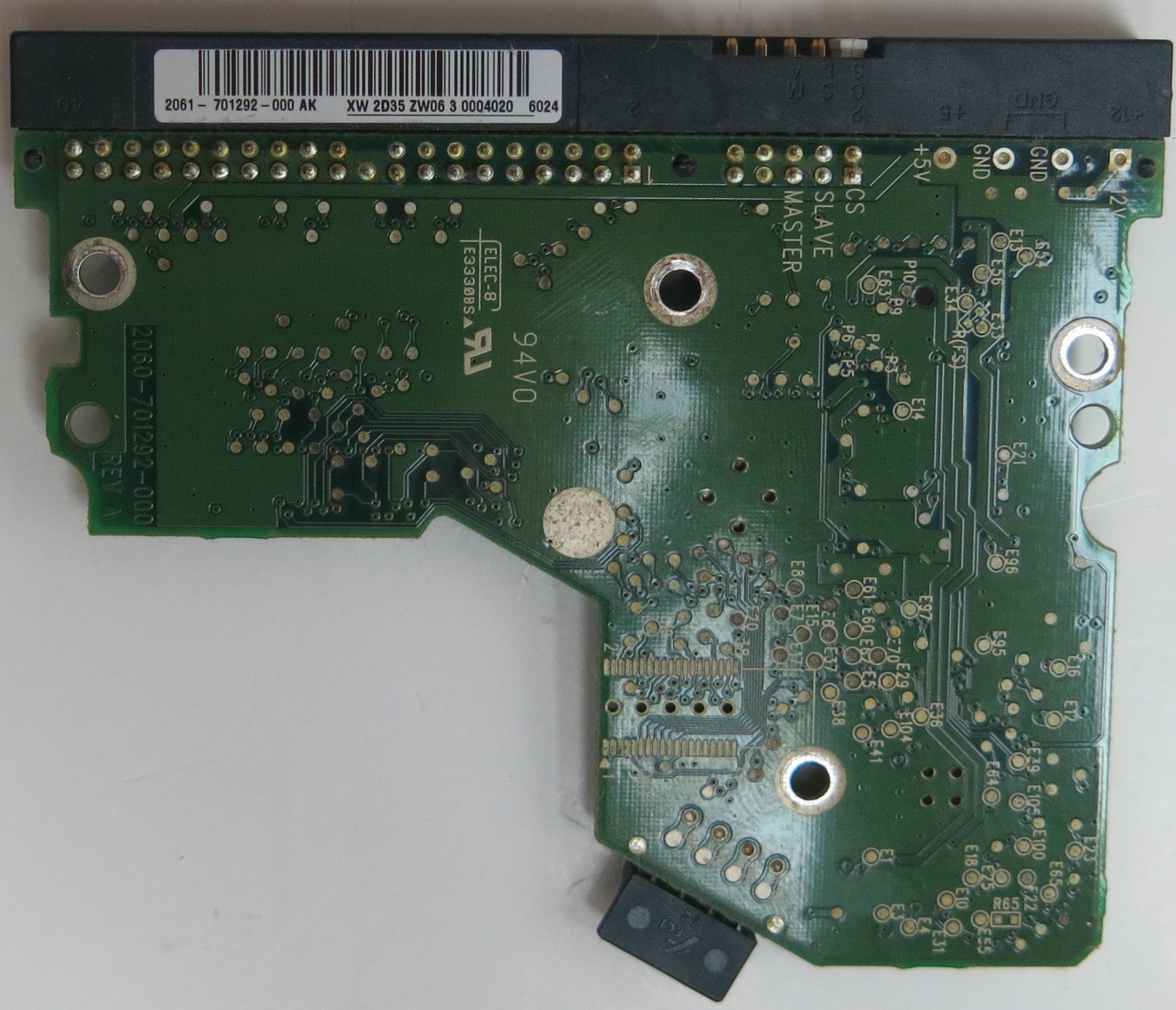 WD800BB-56JKC0, PN , 2060-701292-000 REV A PCB