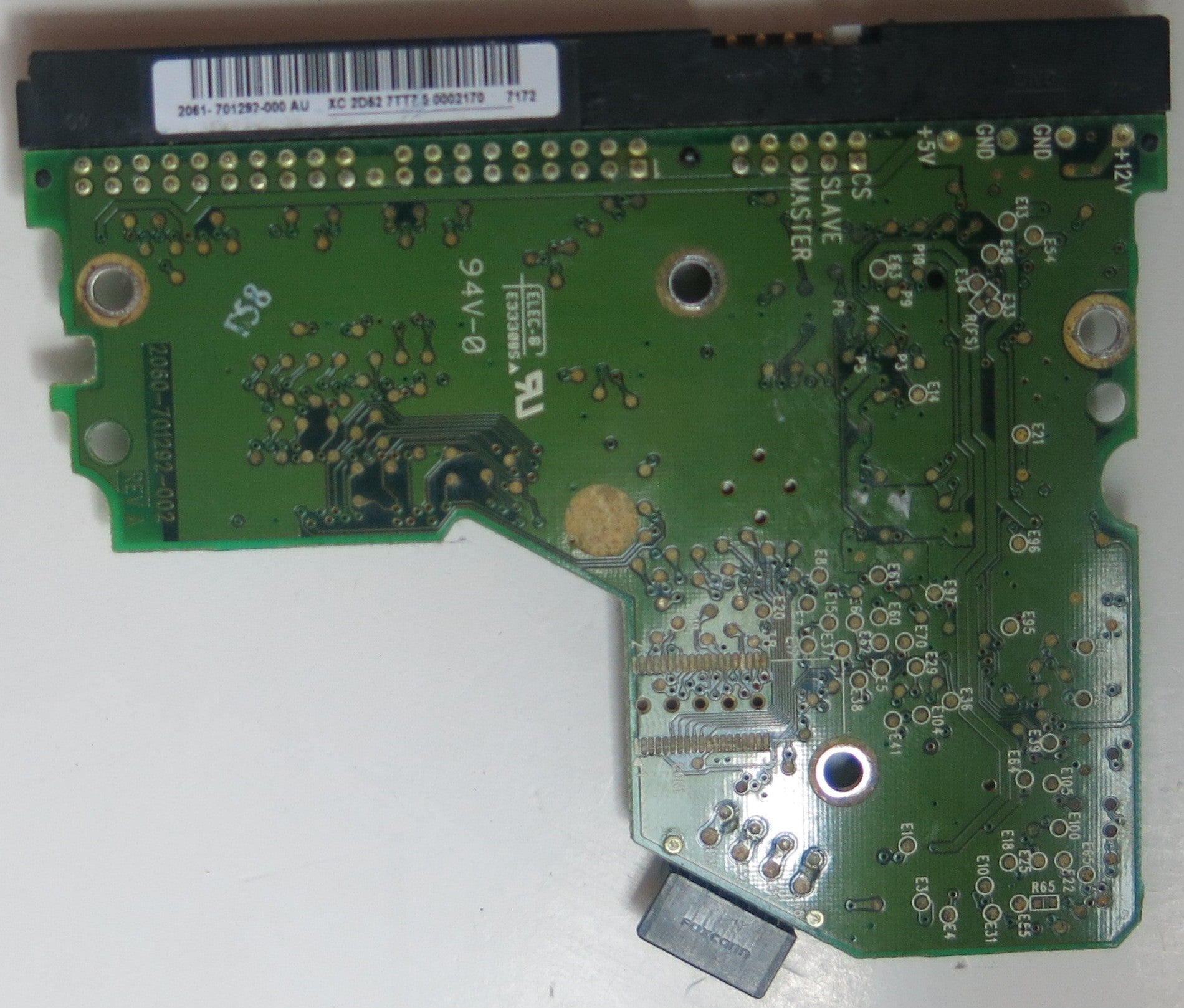 WD800BB-56JKC0, PN , DCM  DBBHNTJCHN, 2060-701292-002 REV A PCB