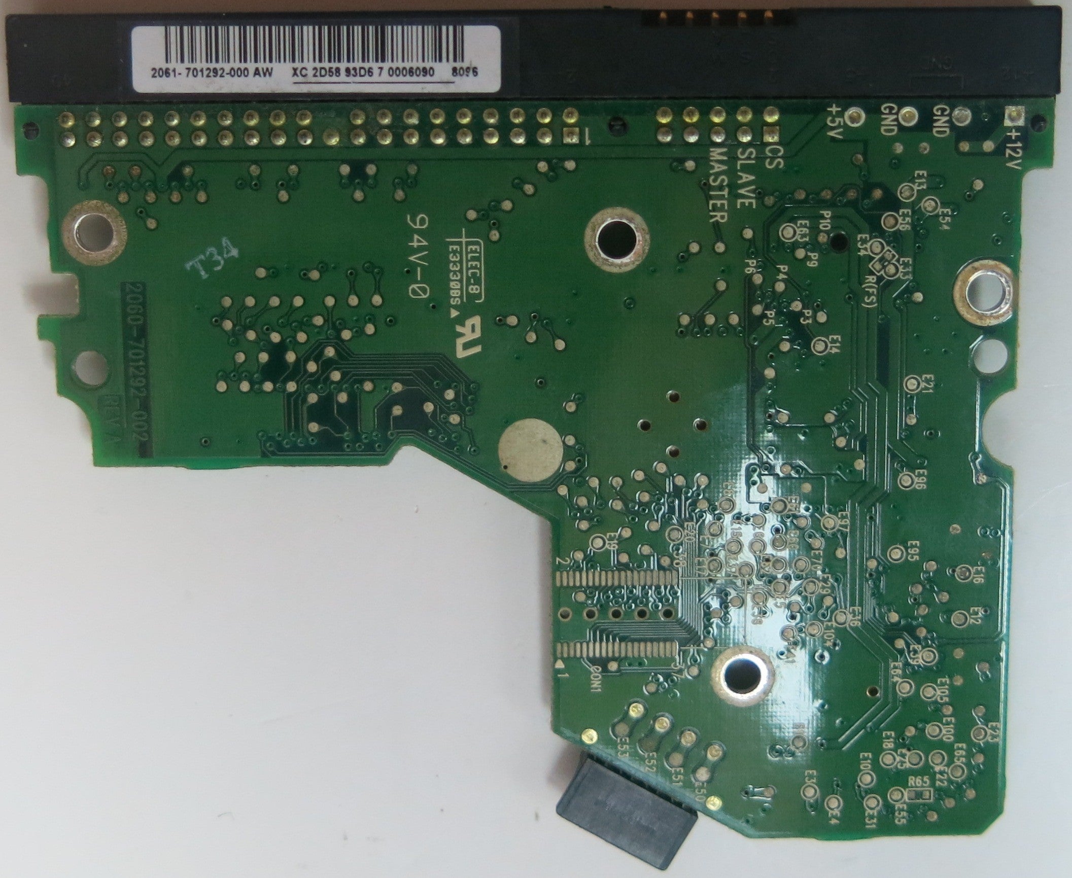 WD800BB-56JKC0, PN , DCM  DSBHNTJEHN, 2060-701292 002 REV A PCB