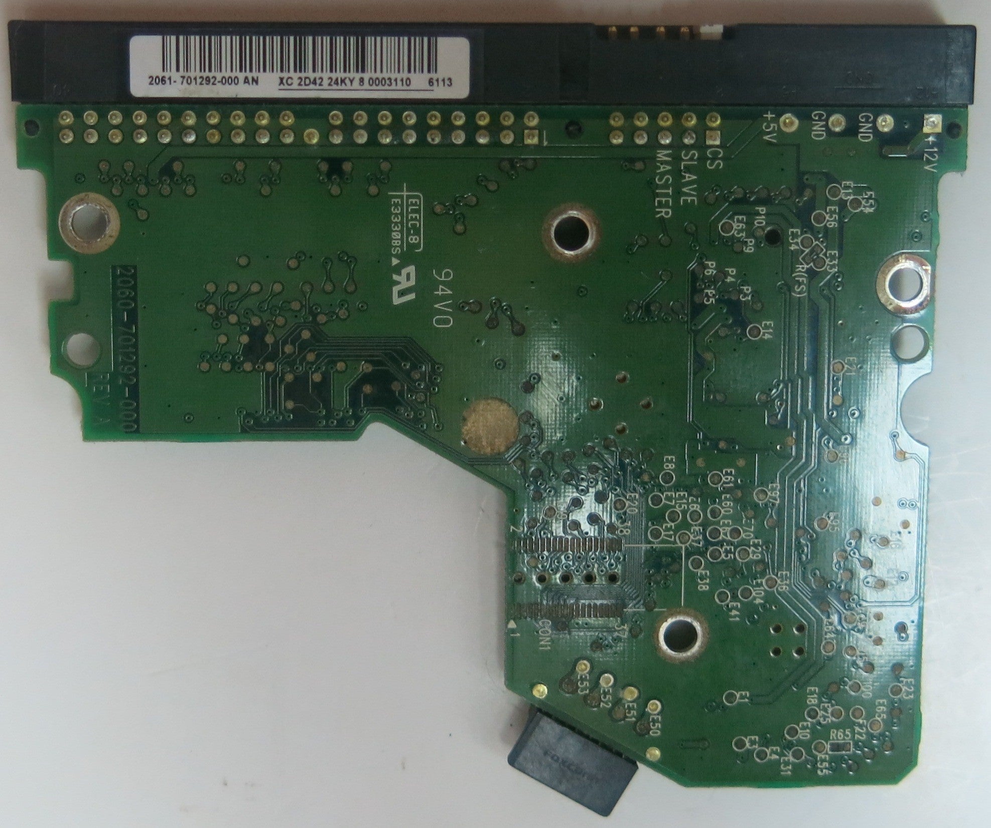 WD800BB-56JKC0, PN , DCM  DSBHNYJAH, 2060-701292-000 REV A PCB