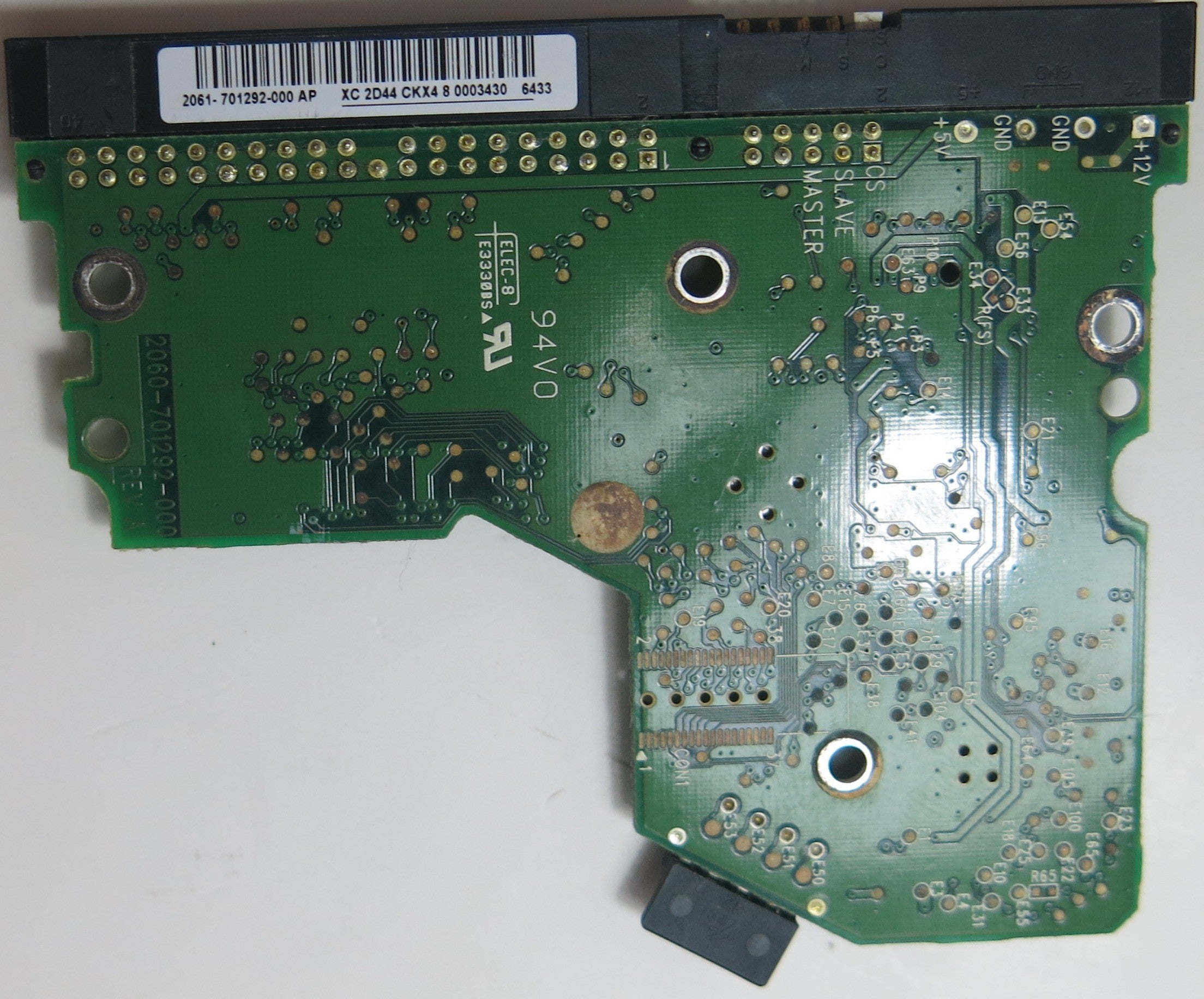 WD800BB-56JKC0, PN , DCM  ESBHNTJAH, 2060-701292-000 REV A PCB