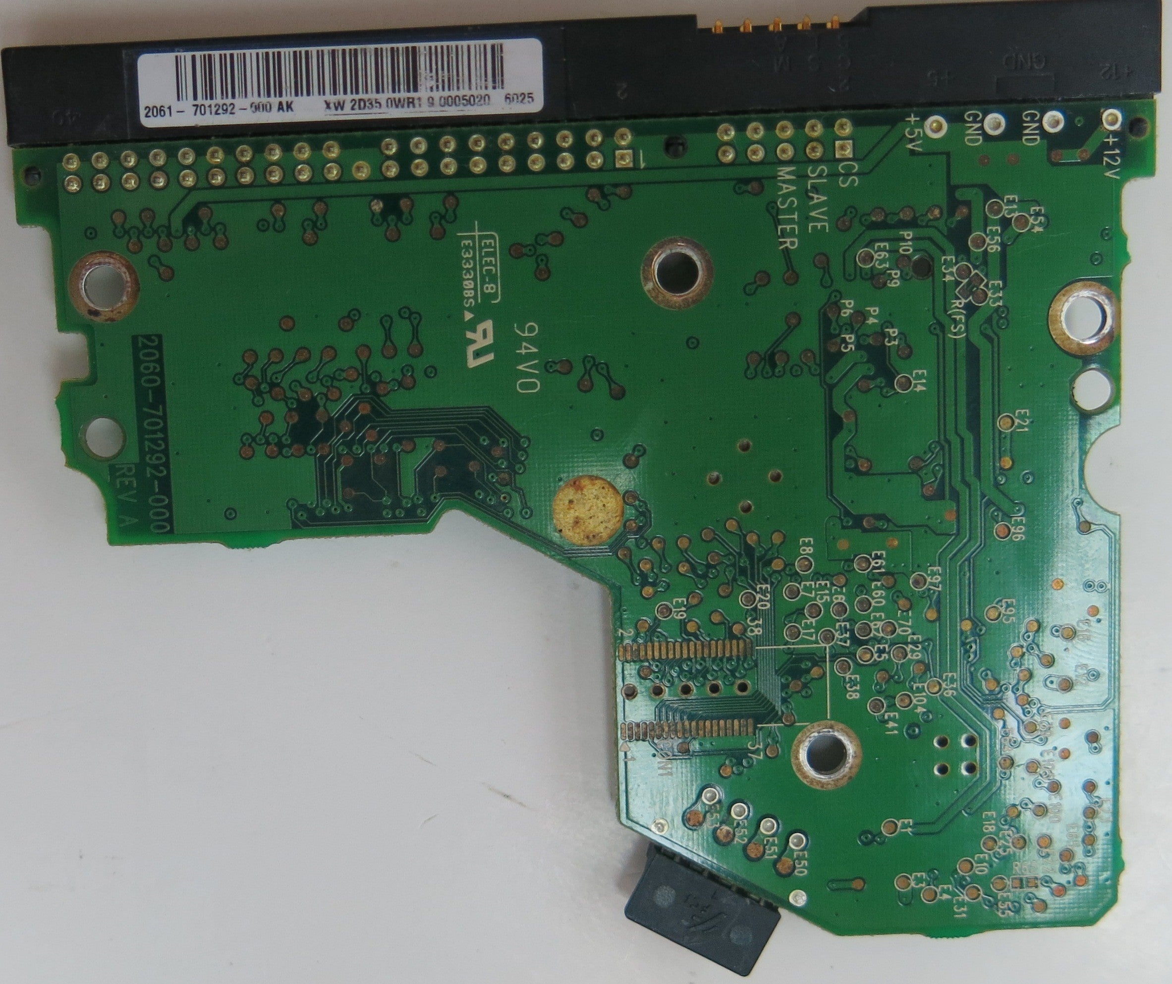 WD800BB-56JKC0, PN , DCM  HSBACTJCH, 2060-701292-000 REV A PCB