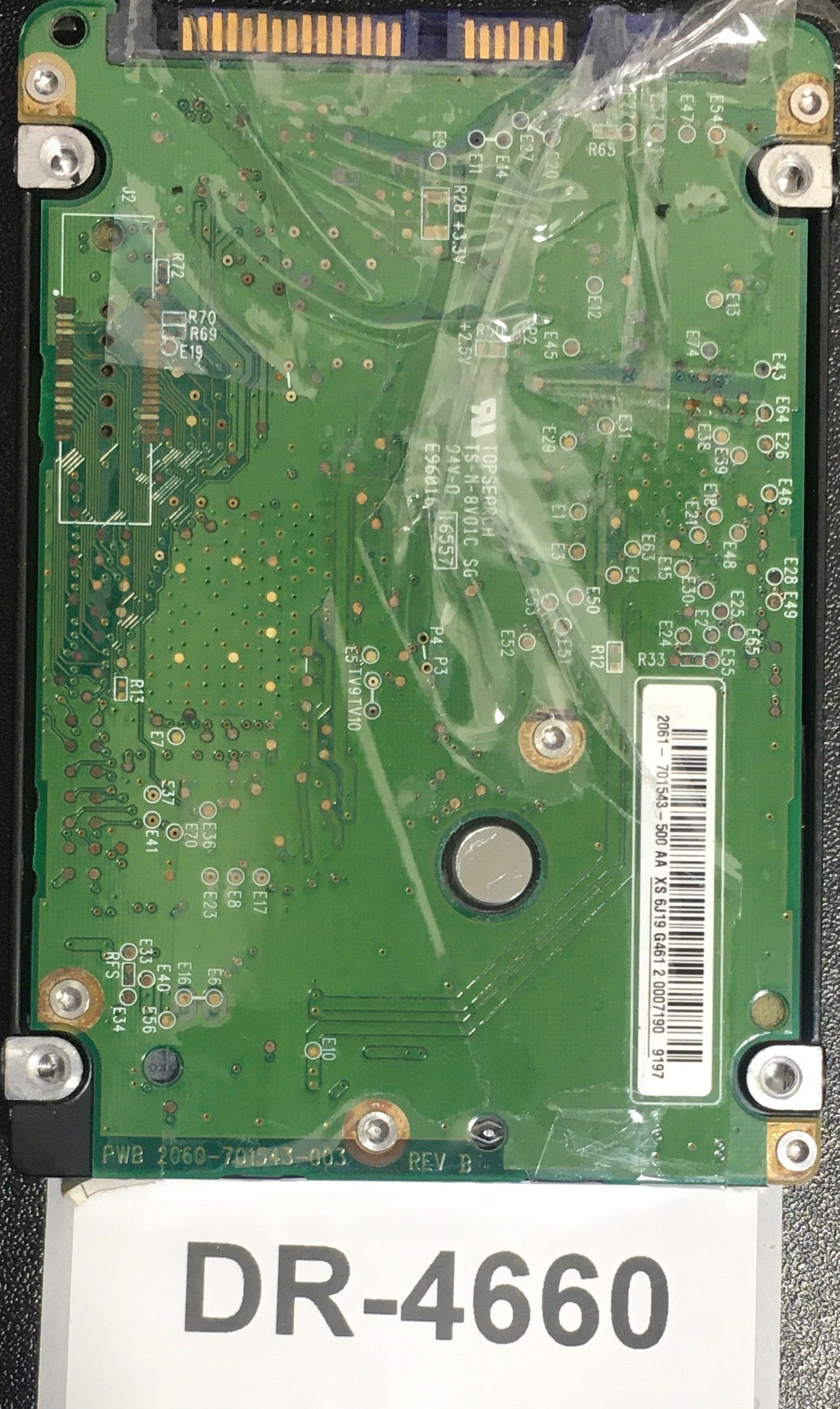 WD800HLFS,  Serial: WXLX08096321,  80GB 2.5,  PCB:2060-701543-003- REV B,