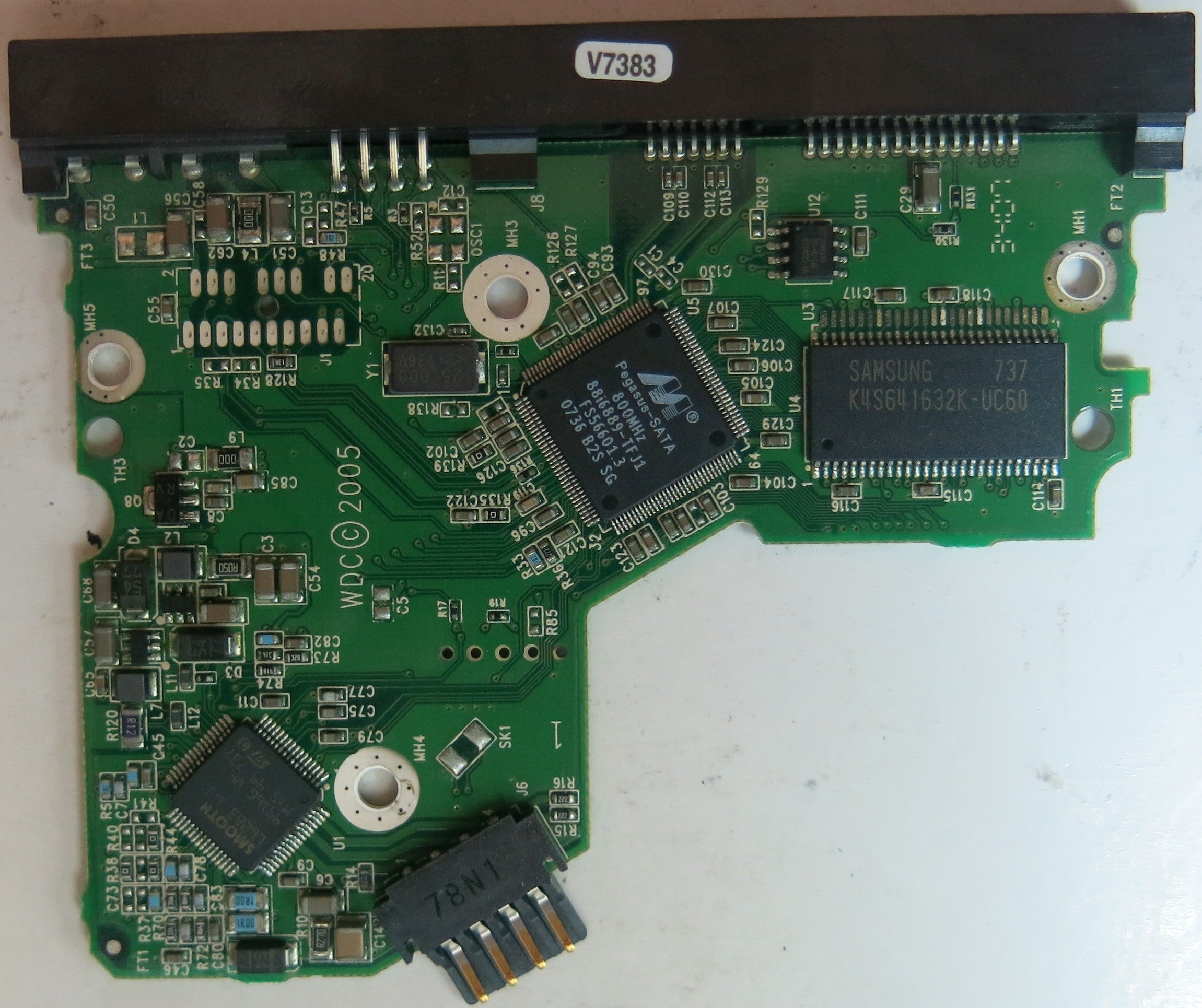 WD800JD-60LSA5, DCM DSBHNTJCH, 2060-701335-005 REV A PCB