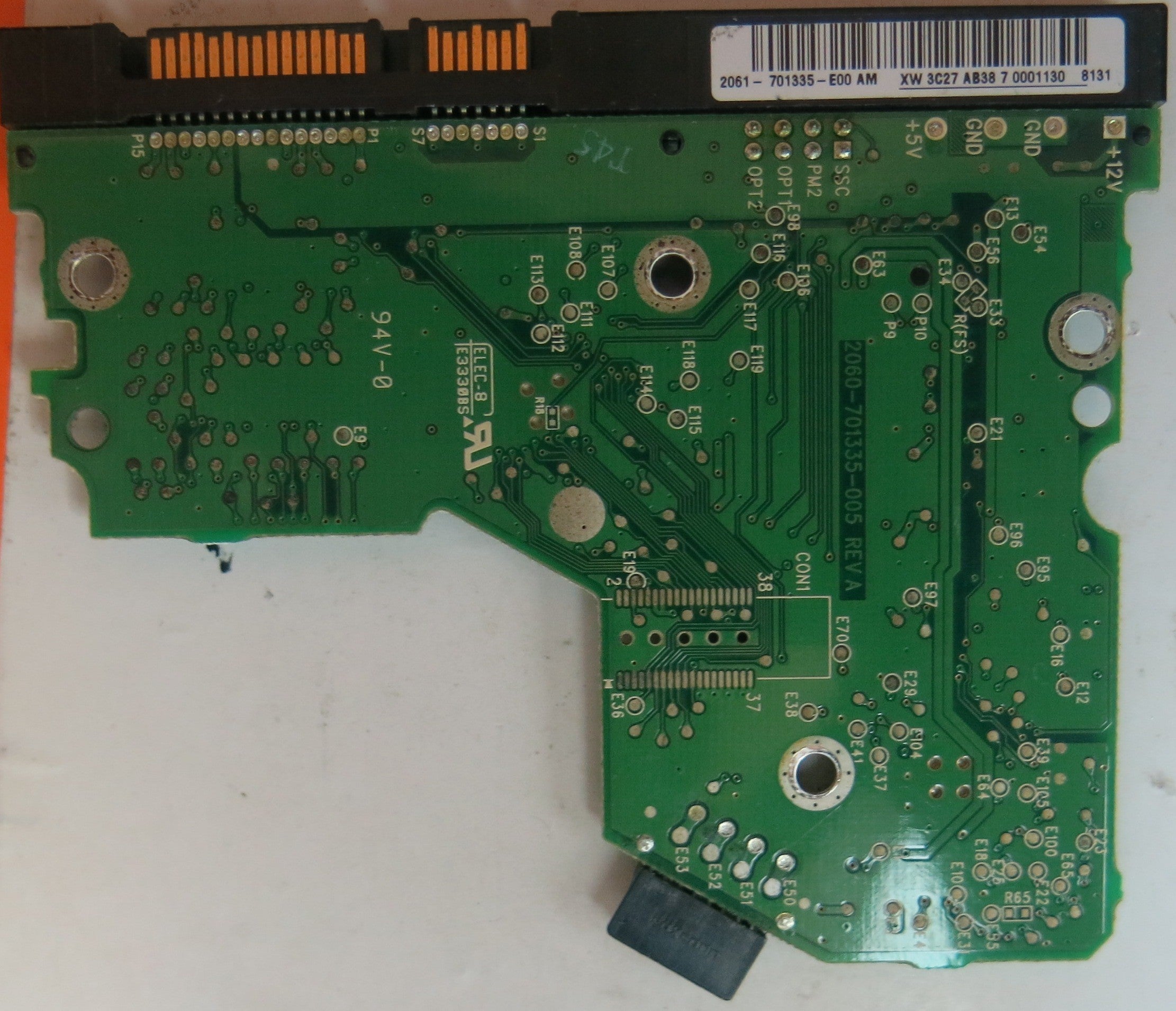 WD800JD-60LSA5, DCM DSBHNTJCH, 2060-701335-005 REV A PCB