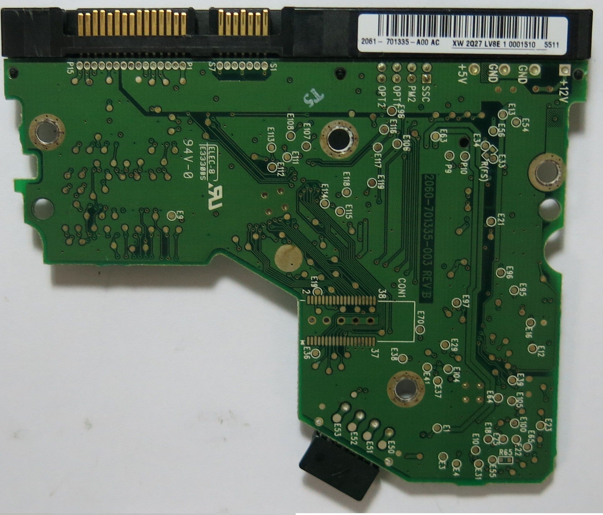 WD800JD-60LUA0 2060-701335-003 REV B PCB