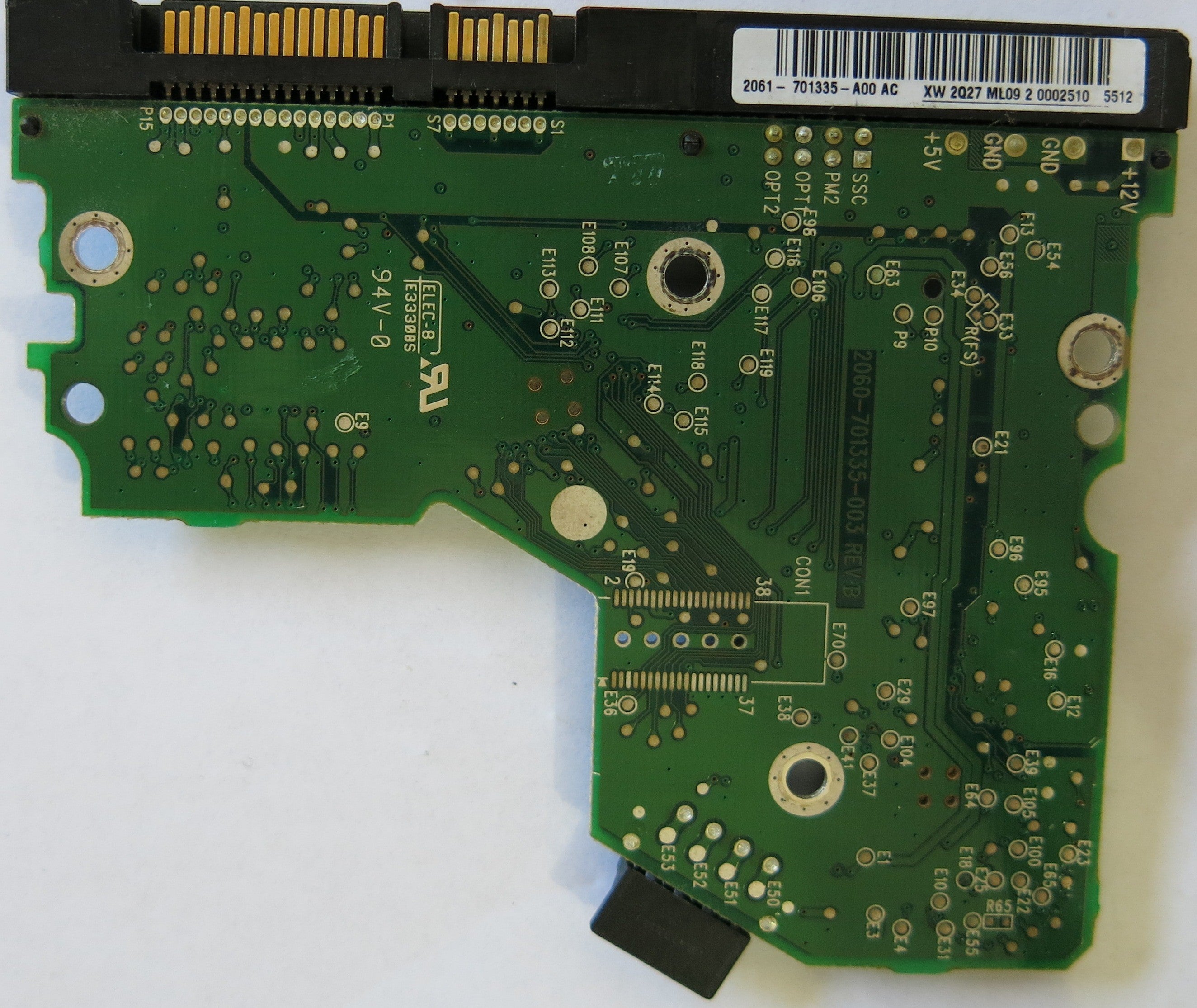 WD800JD-75LSA0 2060-701335-003 REV B PCB