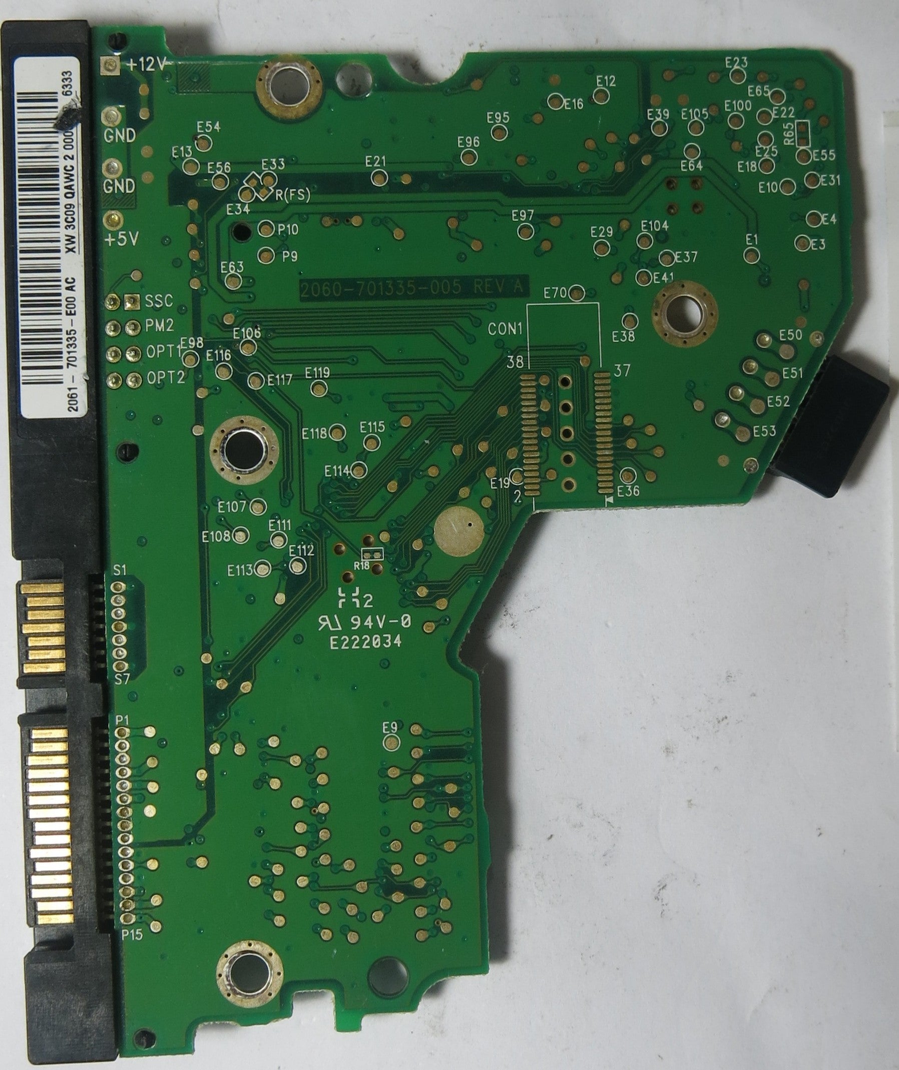 WD800JD-75MSA1 DCM DSBANTJCA 2060-701335-005 REV A PCB