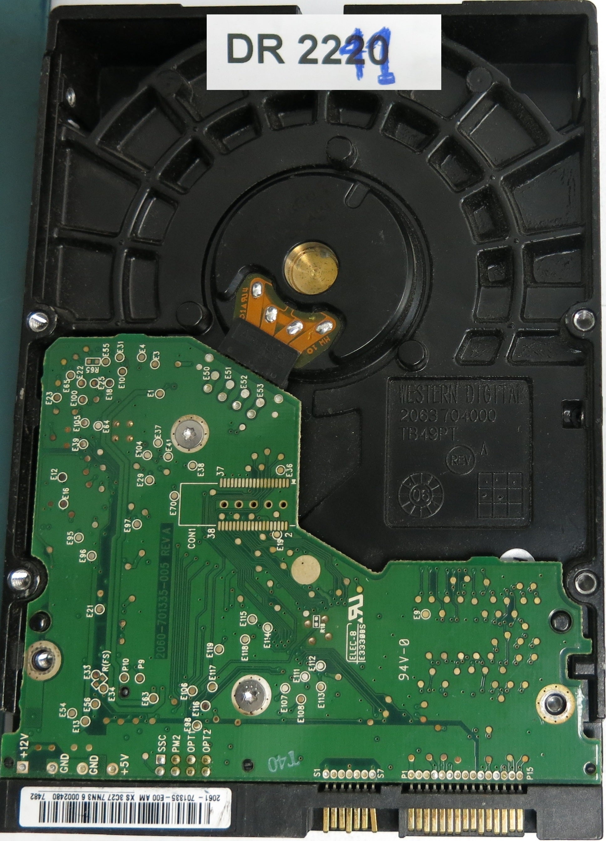 WD800JD-75MSA3, DCM HSBHNTJAH, 80GB 3.5, PCB 2060-701335-005 REV A