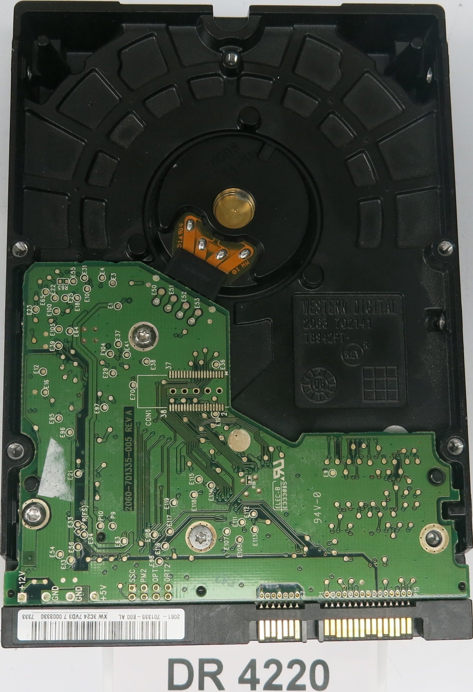 WD800JD-75MSA3,  DCM: HSBHNTJCH,  Serial: WMAM9DK59657,  80GB 3.5,  PCB 2060-701335-005 REV A