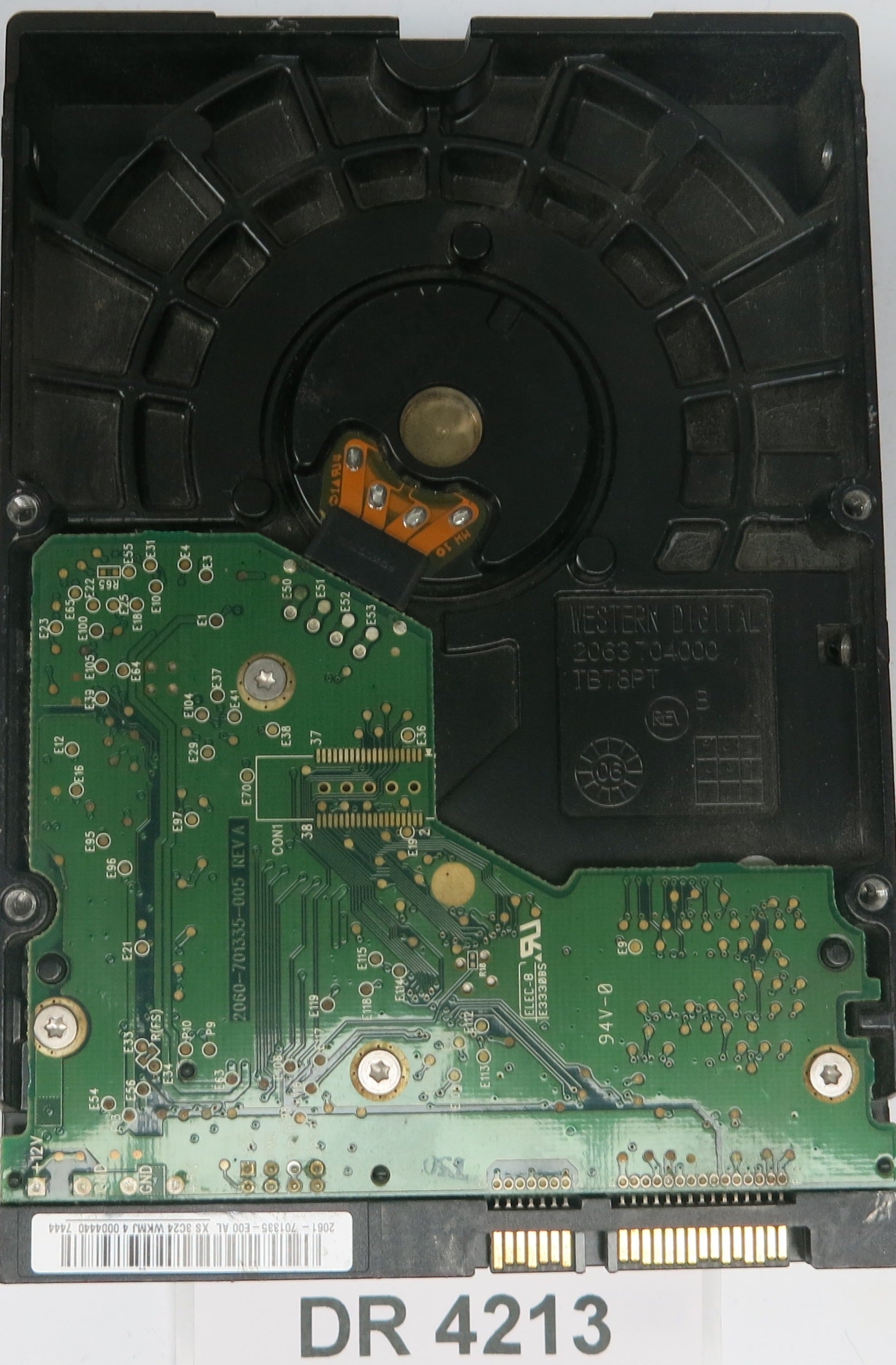 WD800JD-75MSA3,  DCM: HSBHNTJCH,  Serial: WMAM9PC46349,  80GB 3.5,  PCB 2060-701335-005 REV A