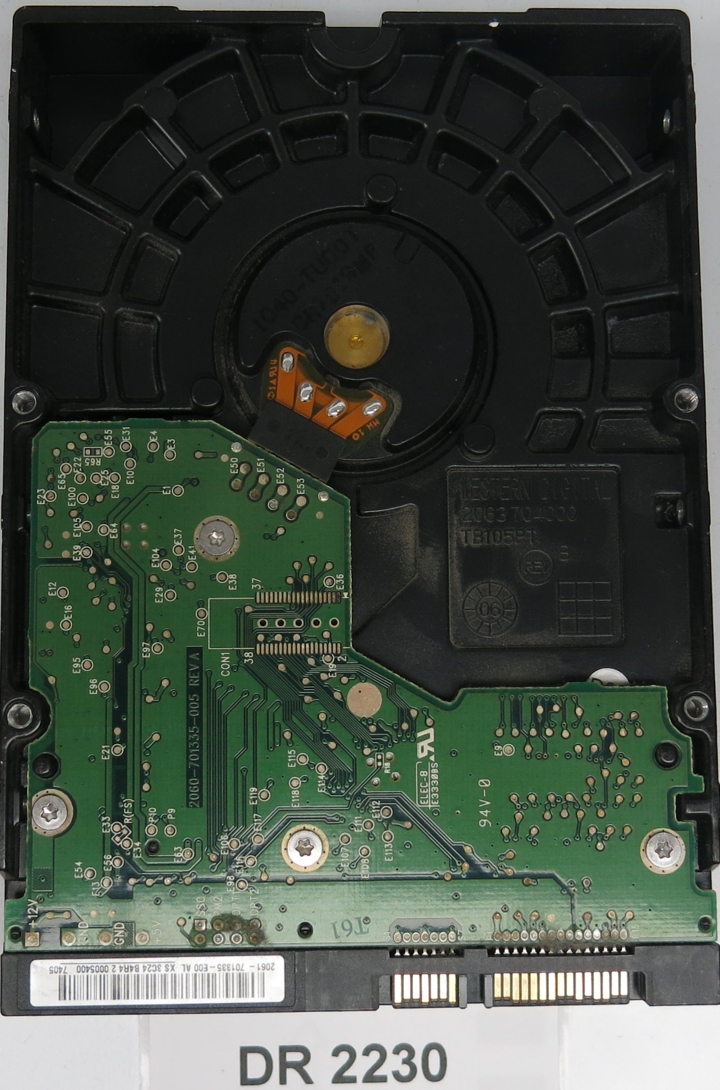 WD800JD-75MSA3 DCM HSBHNTJCH WMAM9LS25772 80GB 3.5 PCB 2060-701335-005 REV A