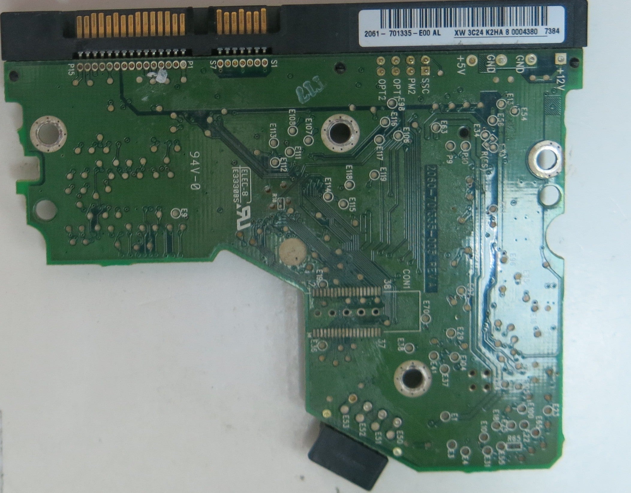 WD800JD-75MSA3, DCM HSBHYTJEH, 2060-701335-005 REV A PCB