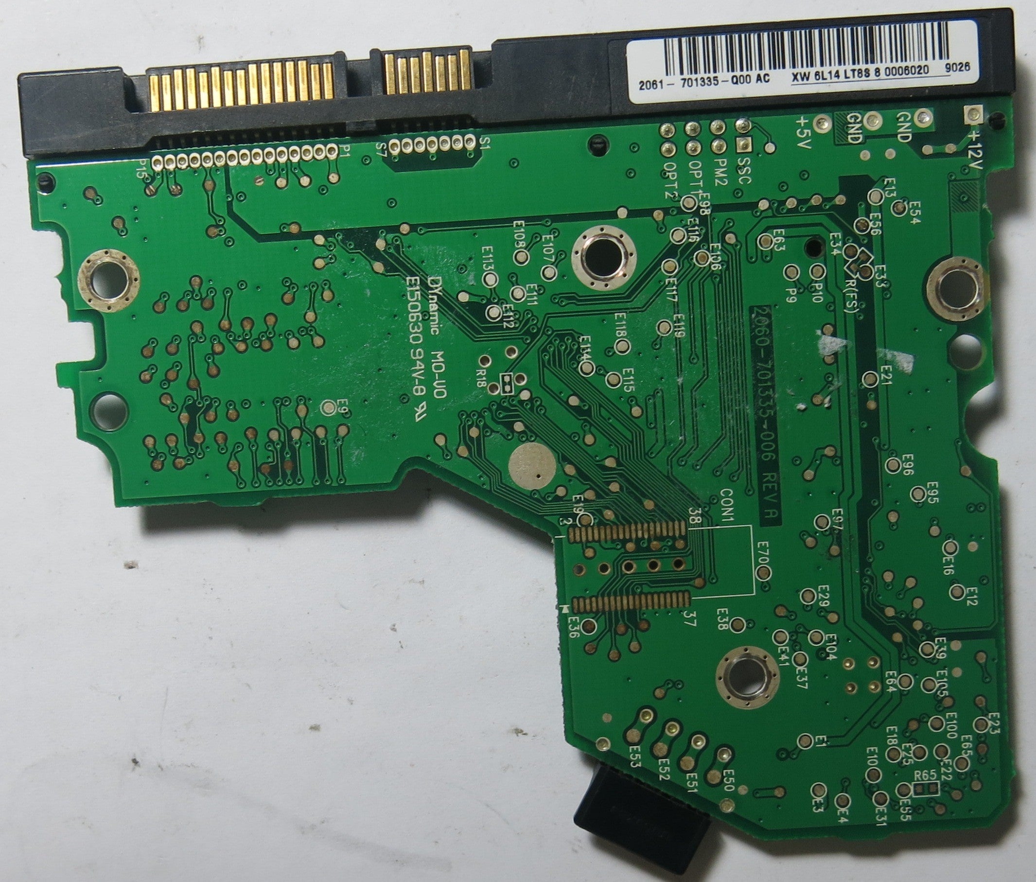 WD800JD-75MSA3 DCM HSCHNTJCH 2060-771335-006 REV A PCB