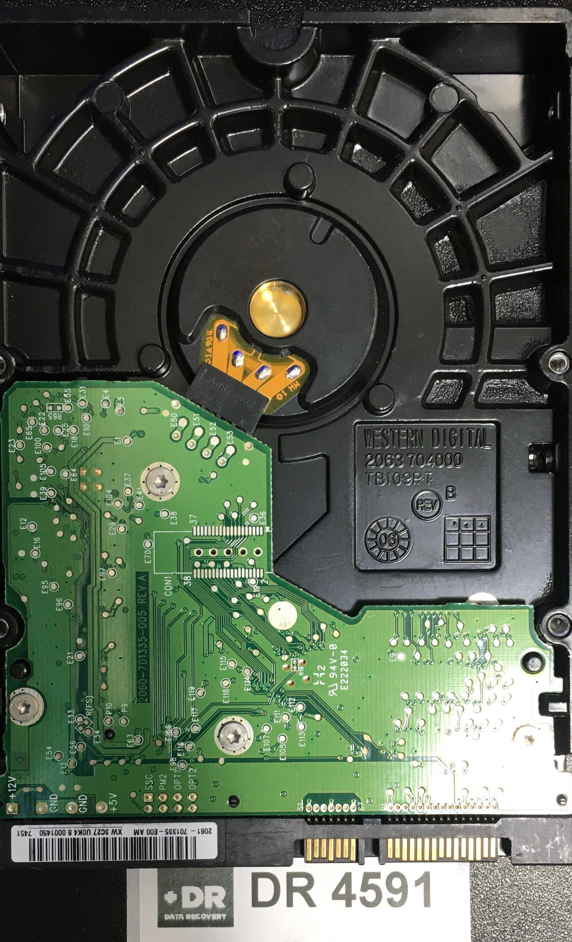 WD800JD-75MSA3,  Serial: WMAM9NX06052,  80GB 3.5  PCB:2060-701335-005- REV A